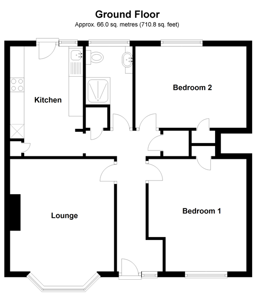2 Bedrooms Flat for sale in Fernhurst Crescent, Hollingbury, Brighton, East Sussex BN1