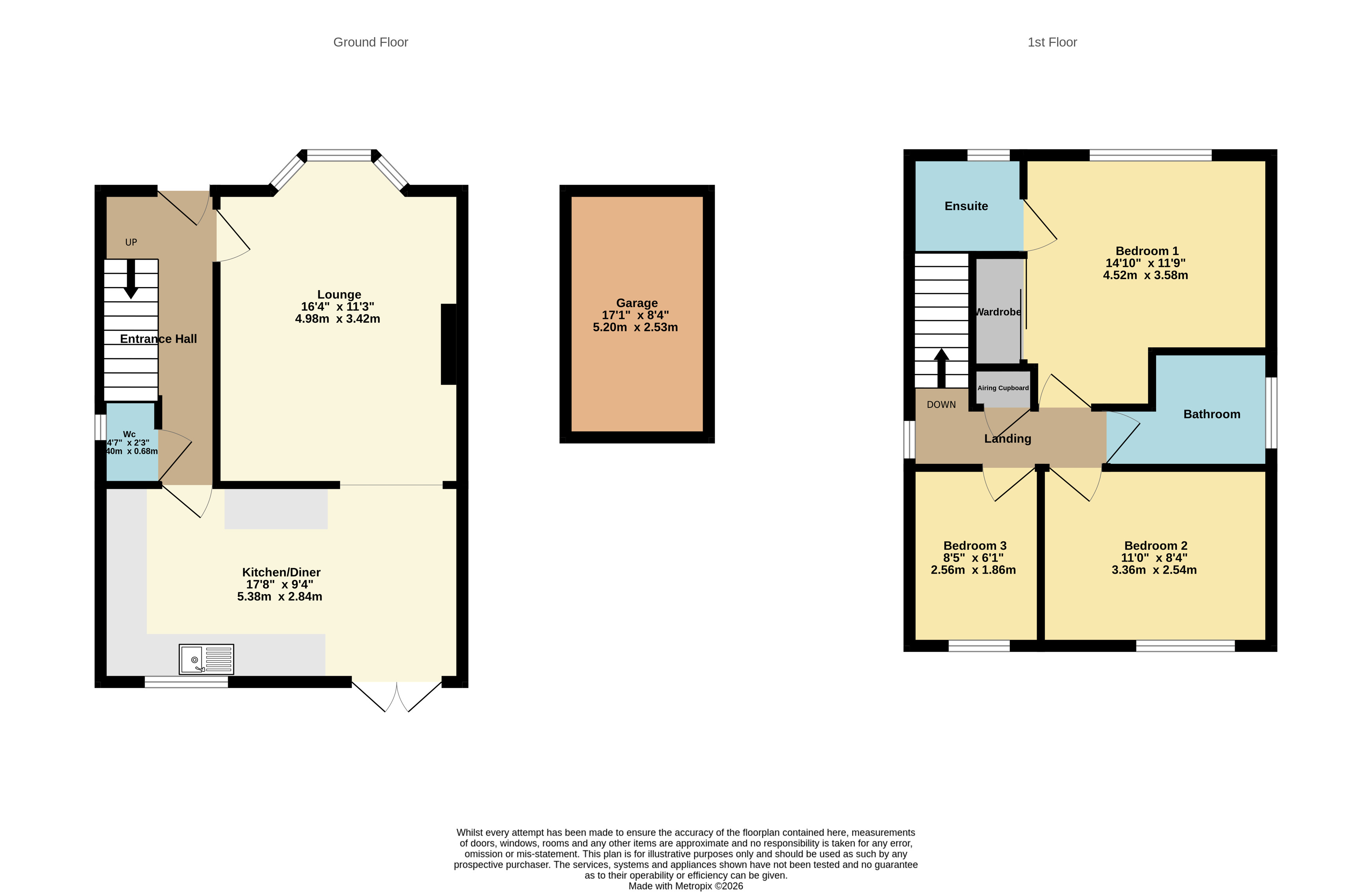116, Azalea Road, Weston-super-Mare floorplan