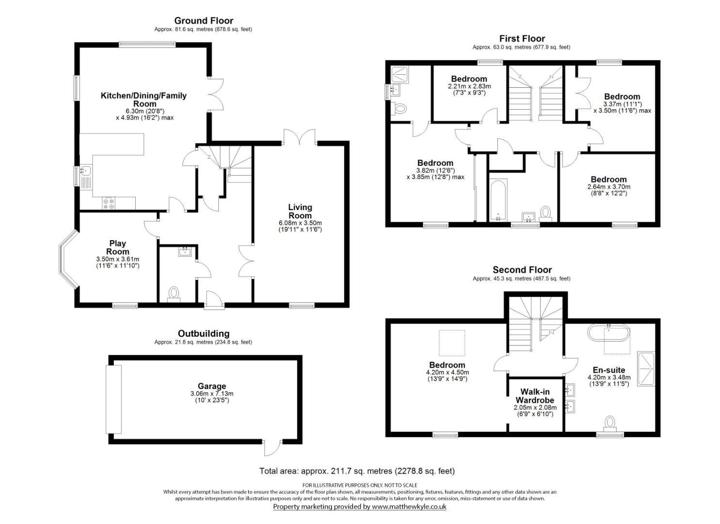 21, Farmer Close, Dunmow floorplan