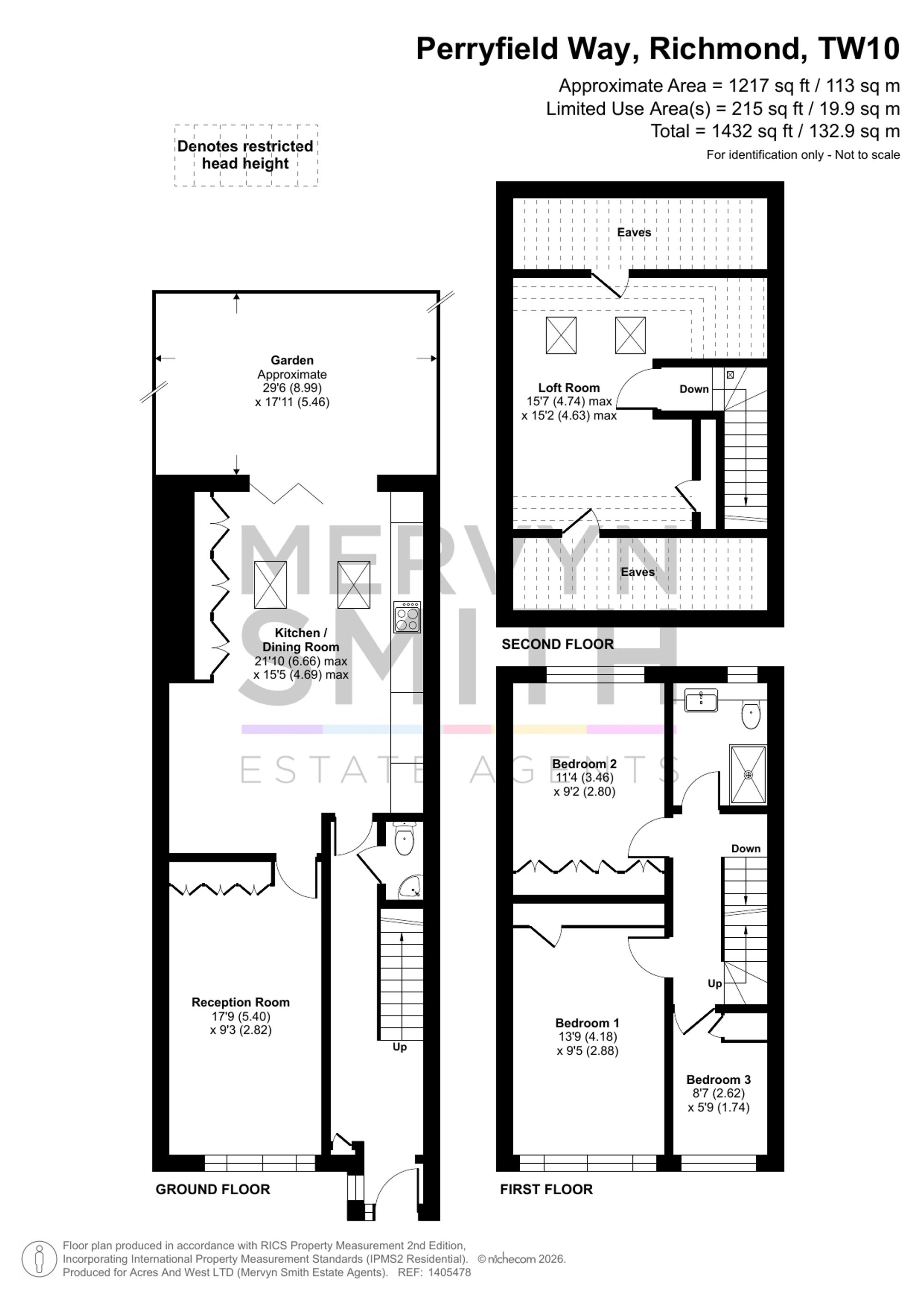 19 Perryfield Way, Richmond floorplan