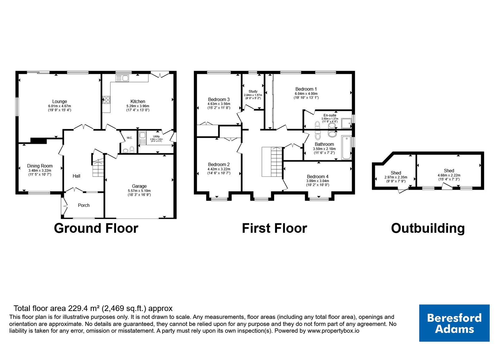 Plas Llwyd,, Cherry Tree Lane, Conwy floorplan