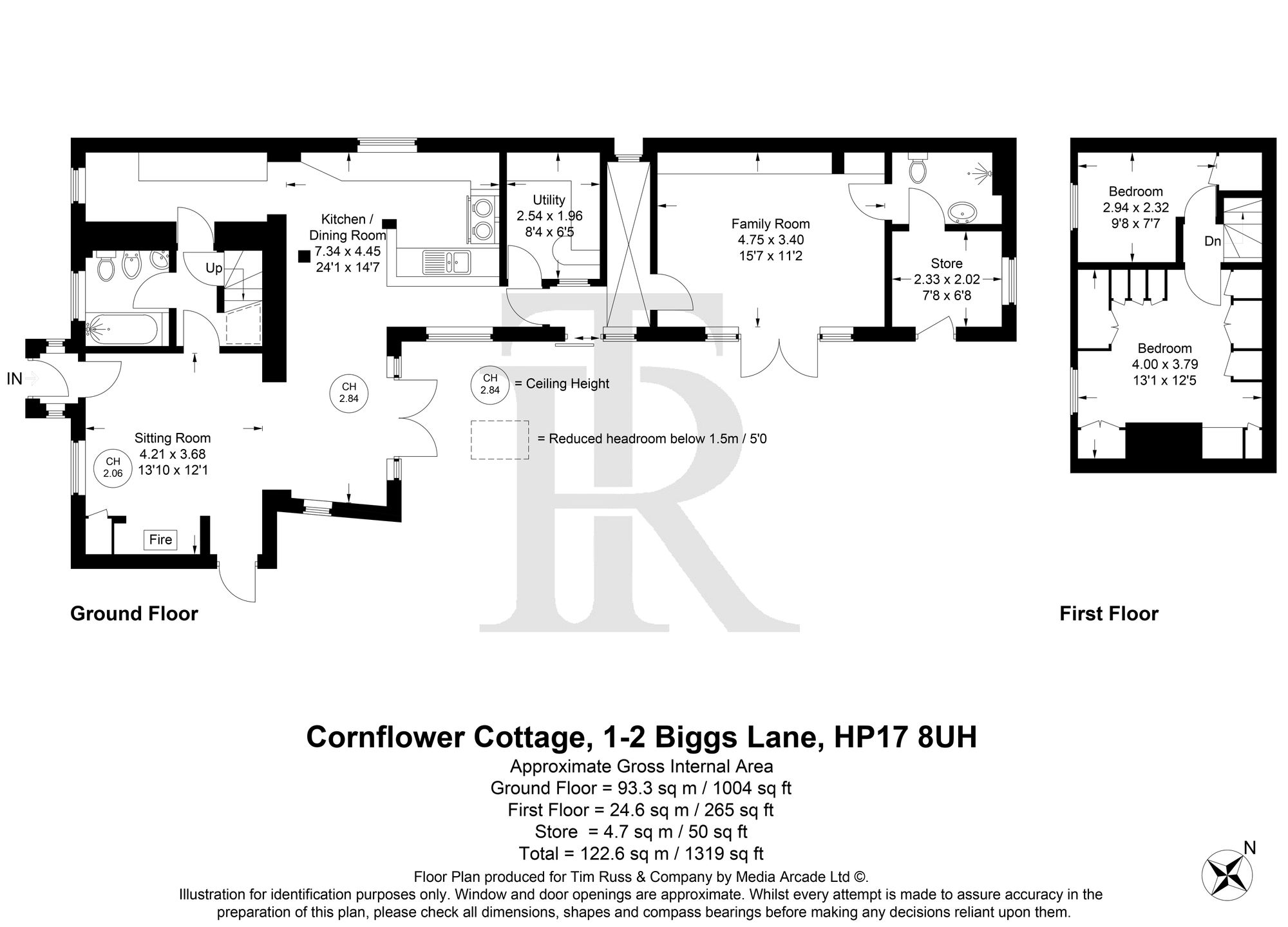 Cornflower Cottage, 1-2 Biggs Lane, BUCKINGHAMSHIRE floorplan