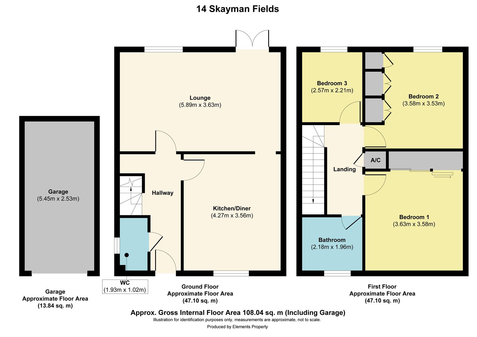14, Skayman Fields, Carlton-Le-Moorland floorplan