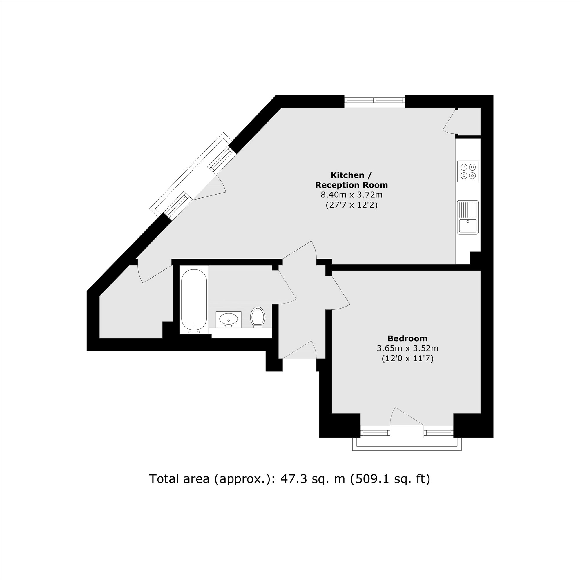 Unit 4, Leeward House, Square Rigger Row, London floorplan