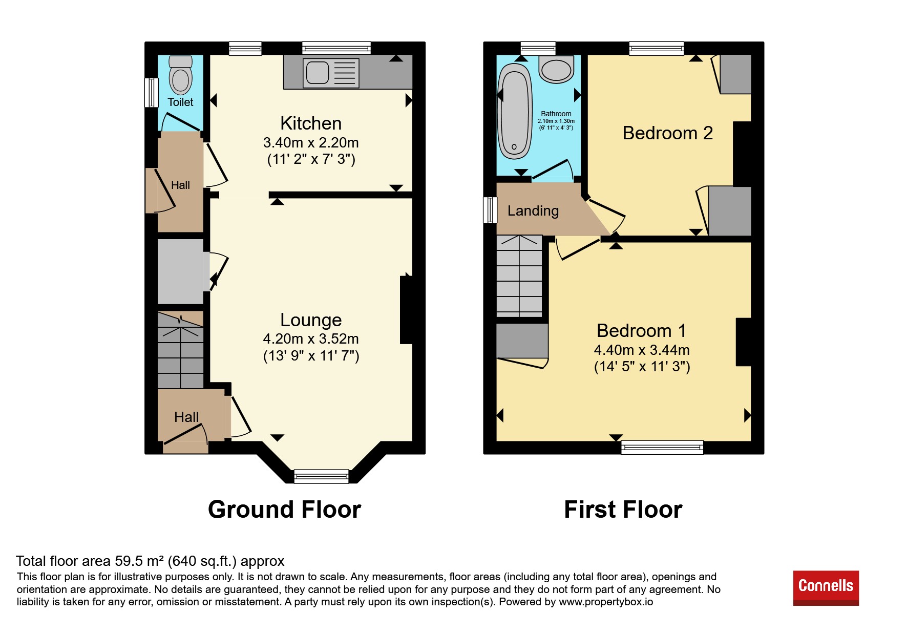 154, Dangerfield Lane, Wednesbury floorplan