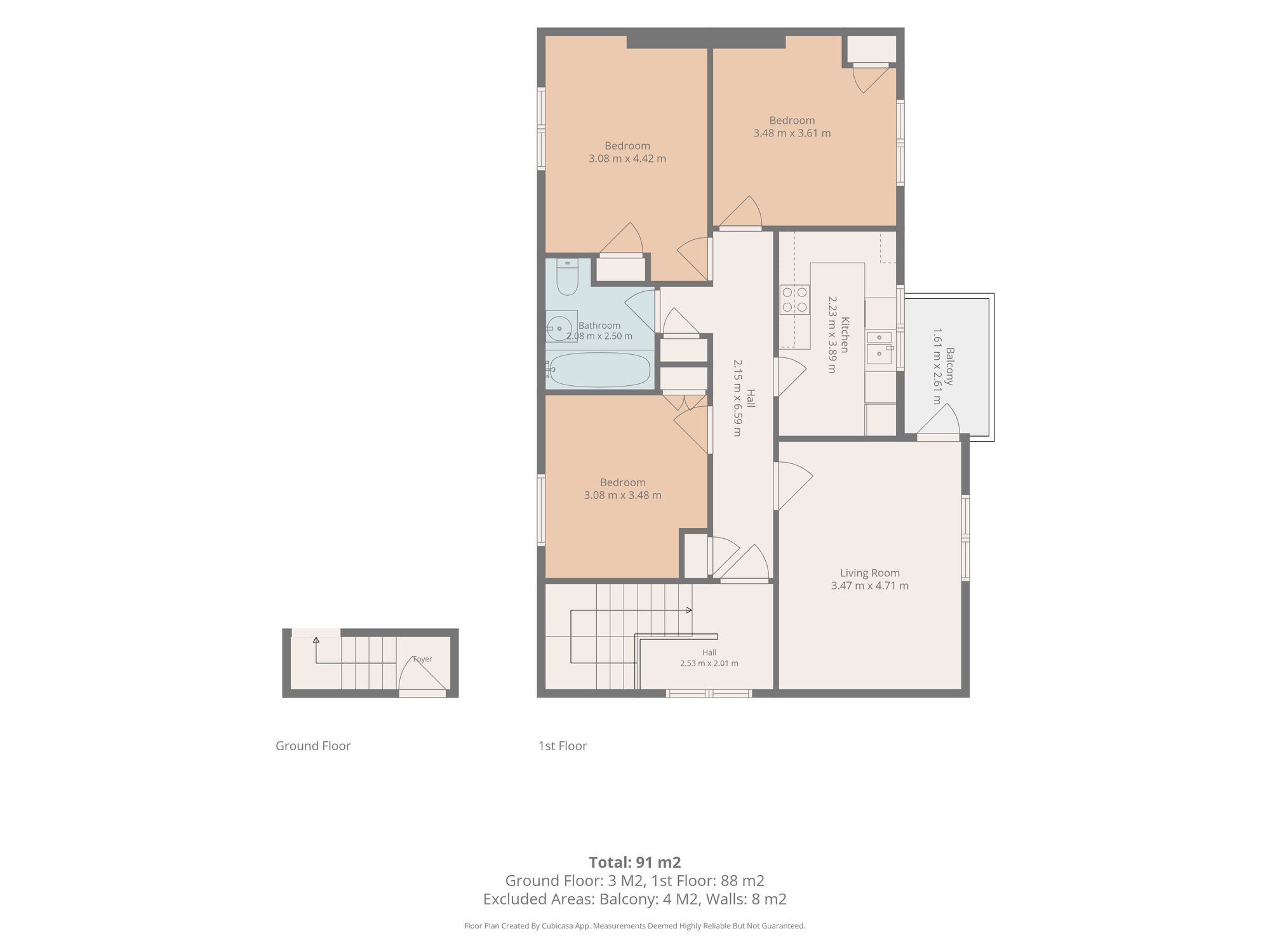 45 Mitchell Street, Coatbridge floorplan