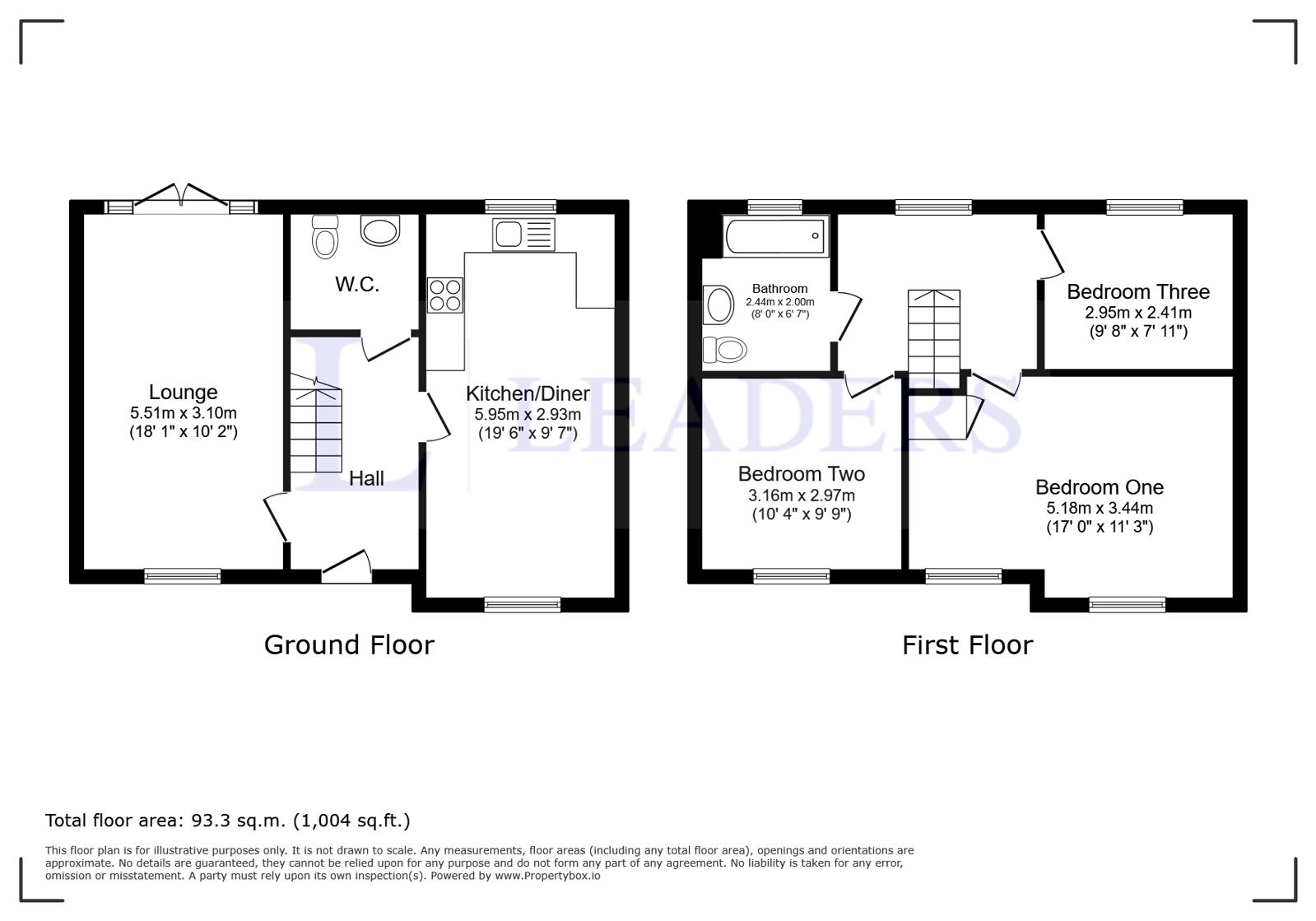38, Hastings Crescent, Bedford floorplan