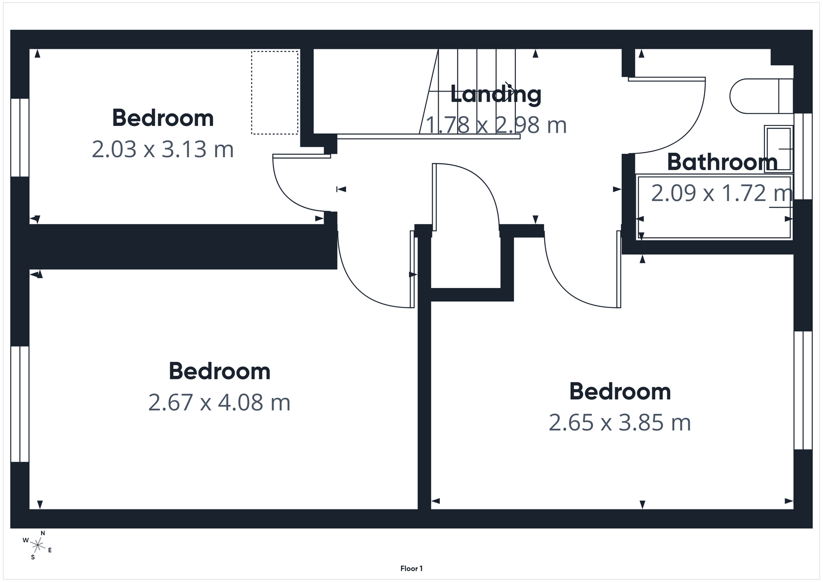 23, Tufthorn Close, Coleford floorplan