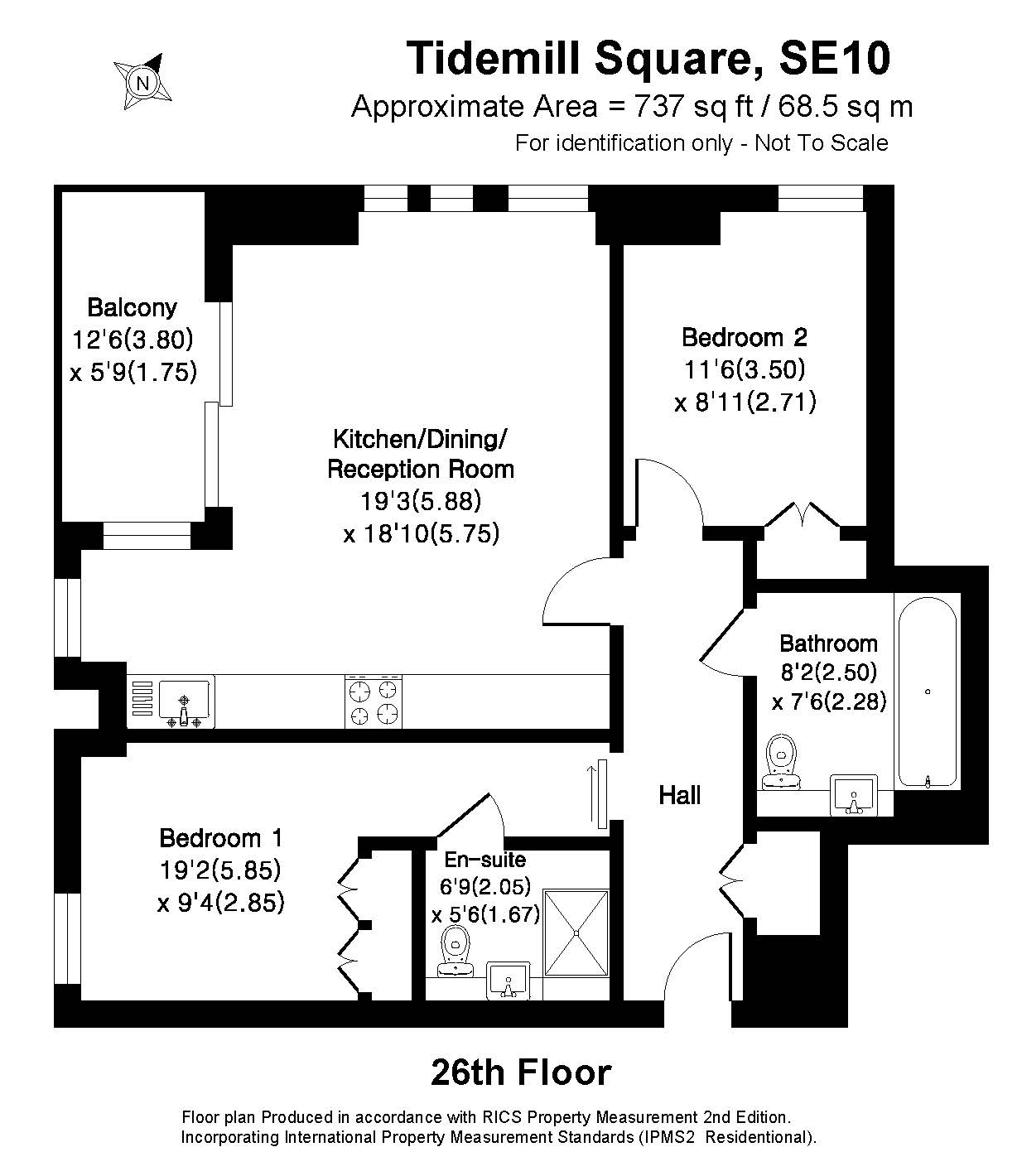 THE WATERMAN, Tidemill Square, London floorplan
