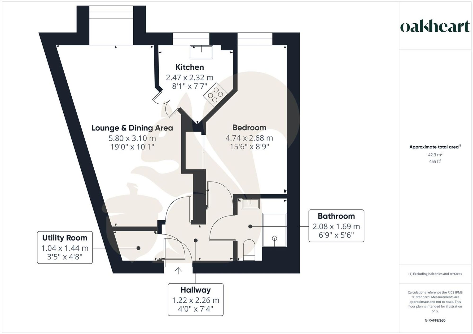 Flat 64, Salter Court St. Marys Fields, Colchester floorplan