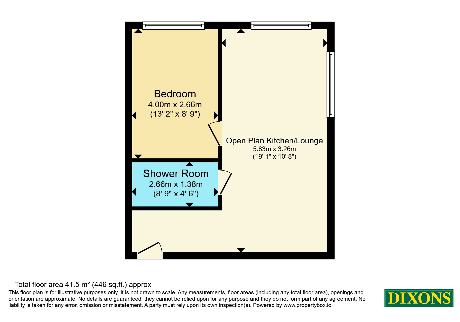 Flat 61, Swan Courtyard, 2, Charles Edward Road, West Midlands floorplan