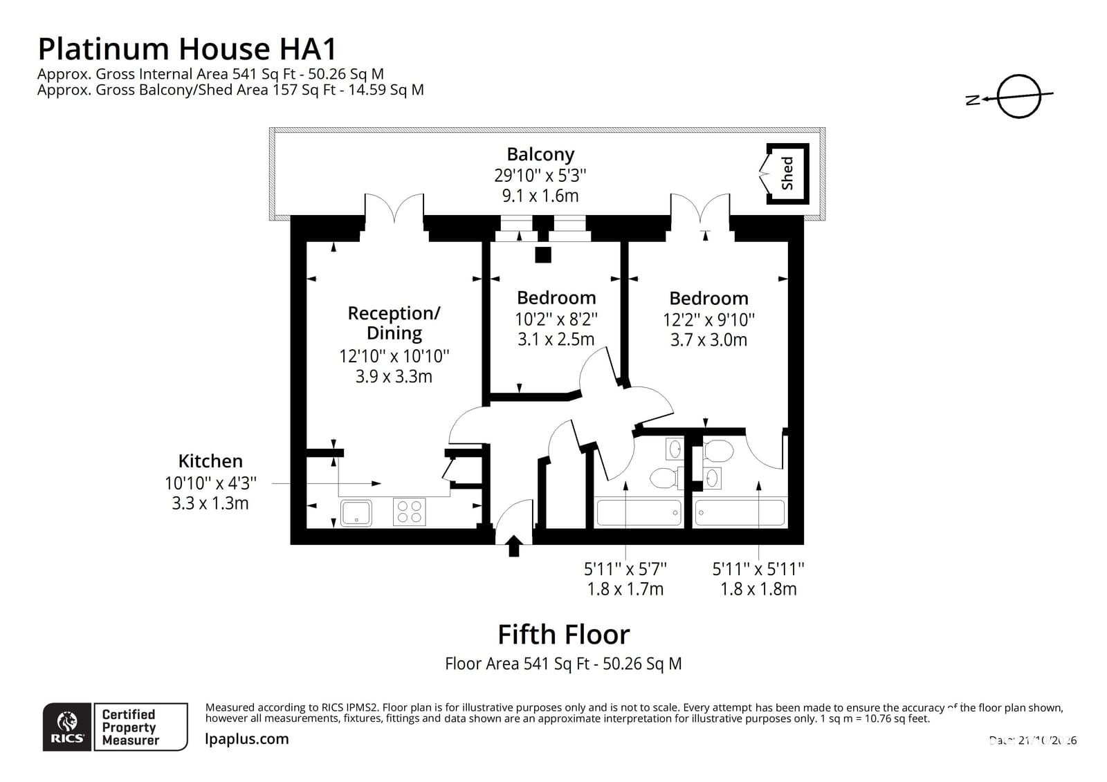 Lyon Road, Harrow floorplan