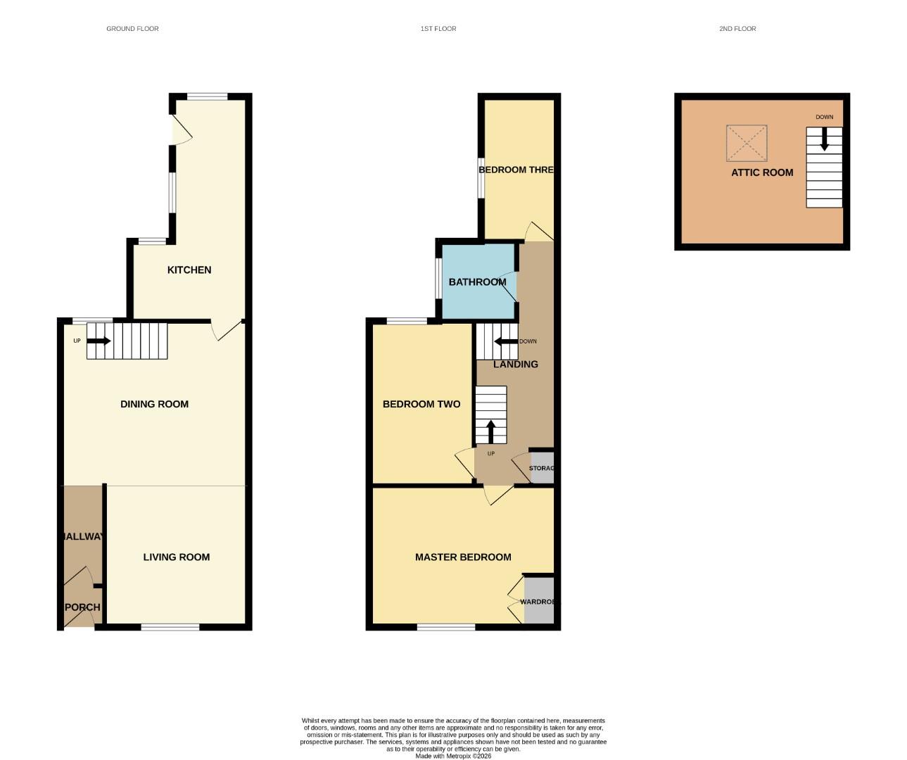 12, High Jobs Hill, Crook floorplan