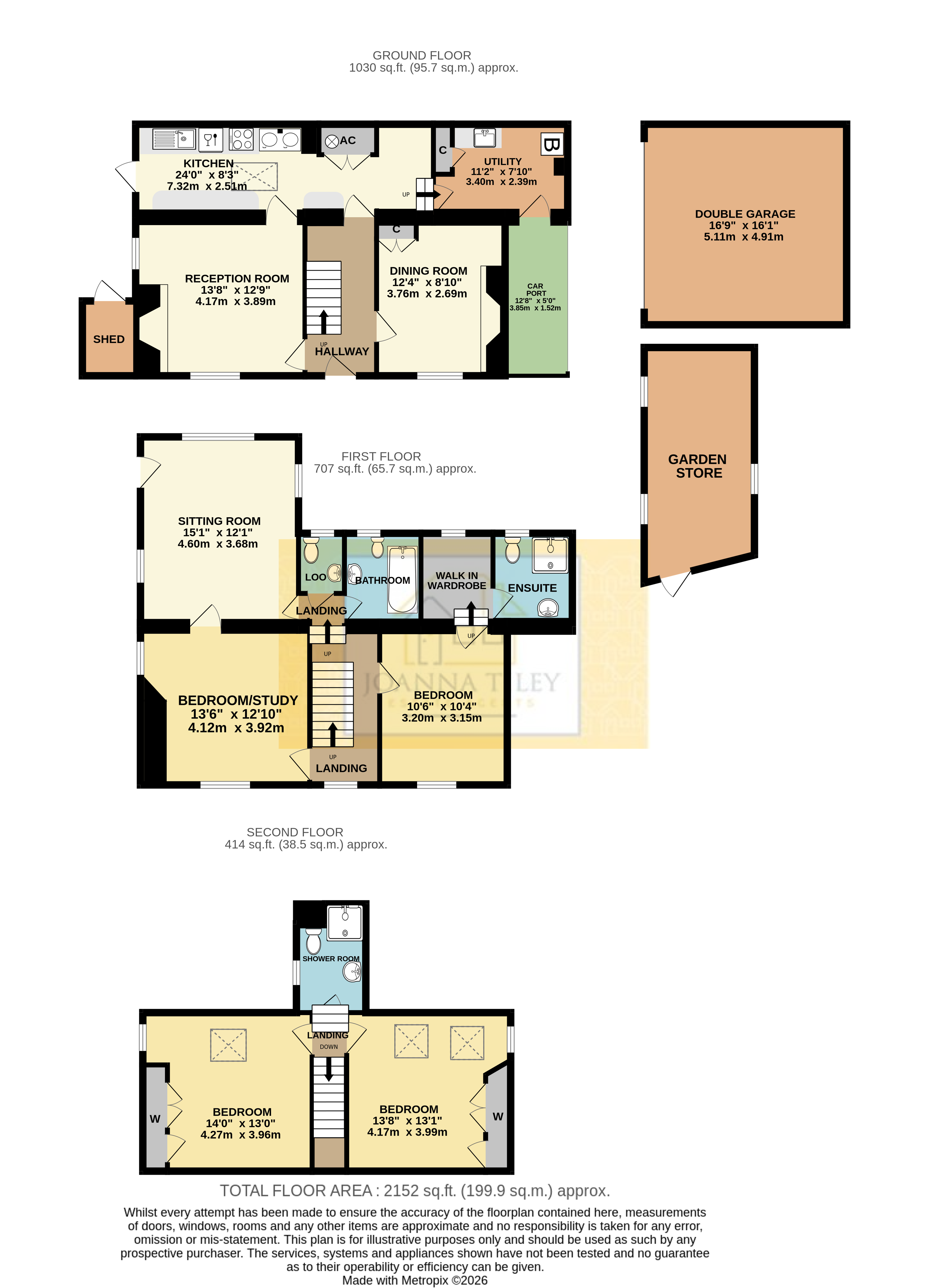 The Dipping Well Cottage, Harptree Hill, West Harptree floorplan