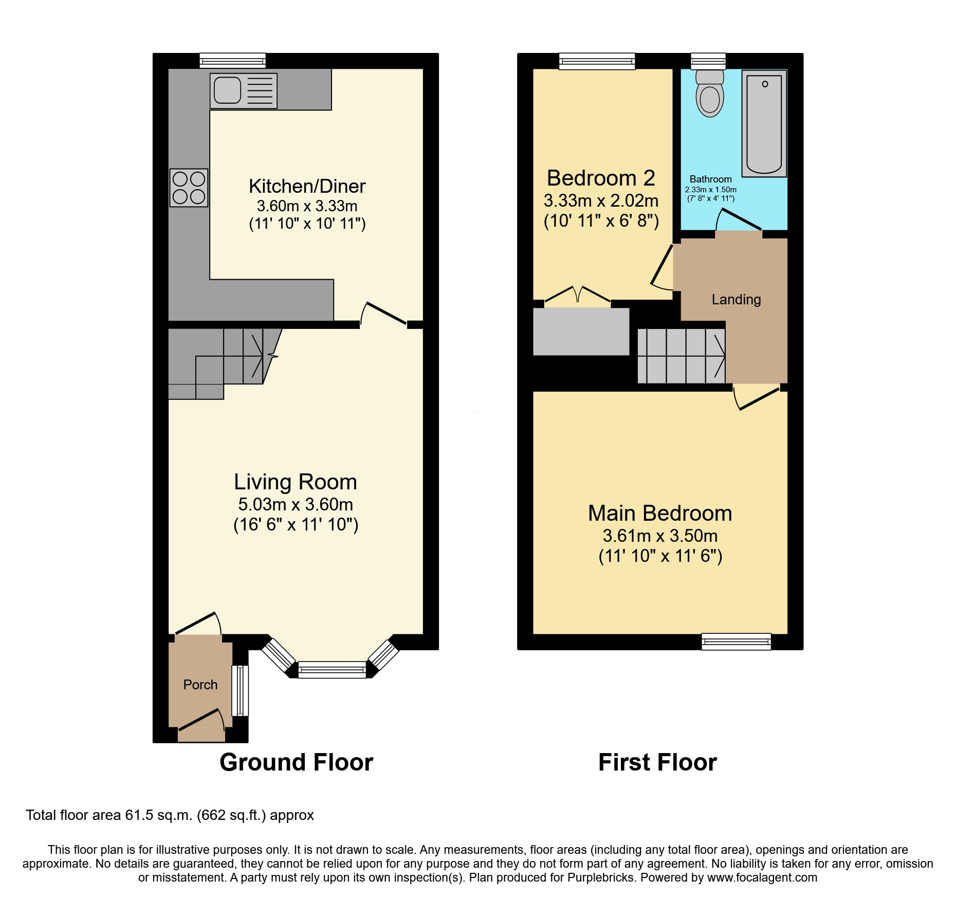 43, Lowerbrook Close, Horwich, Bolton floorplan