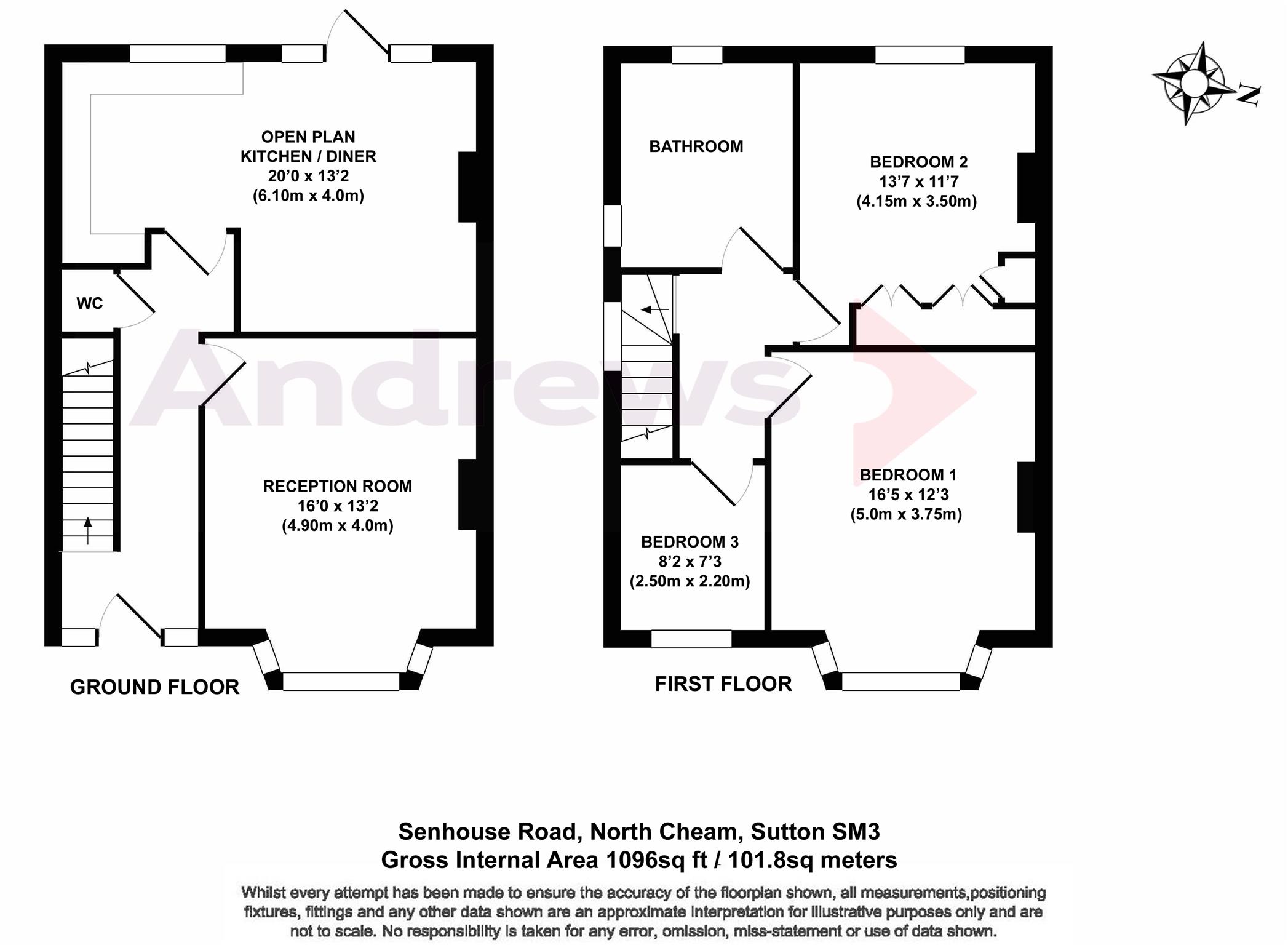 3 Bedrooms Semi-detached house for sale in Senhouse Road, Sutton, Surrey SM3