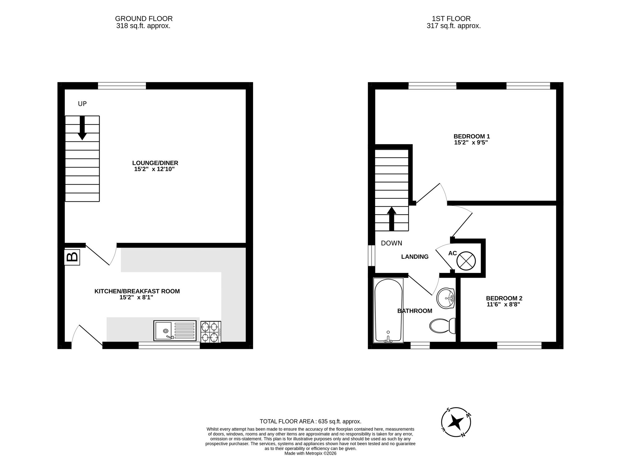 1b Ely Street, Pontyclun floorplan