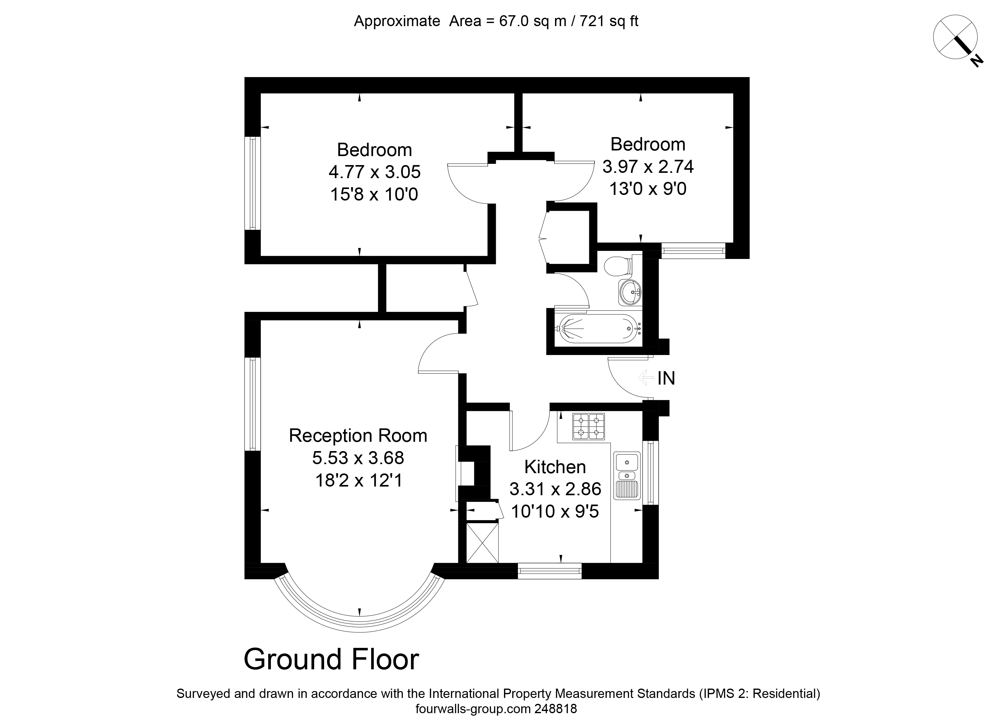 1, Hill Crest, Surbiton floorplan