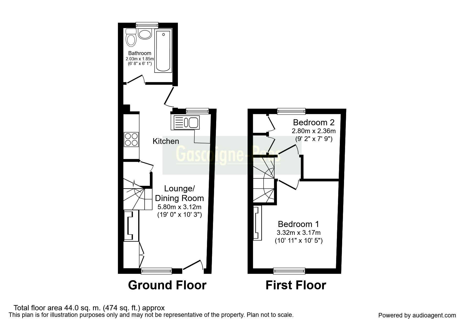 2 Bedrooms  to rent in Middle Church Lane, Farnham GU9