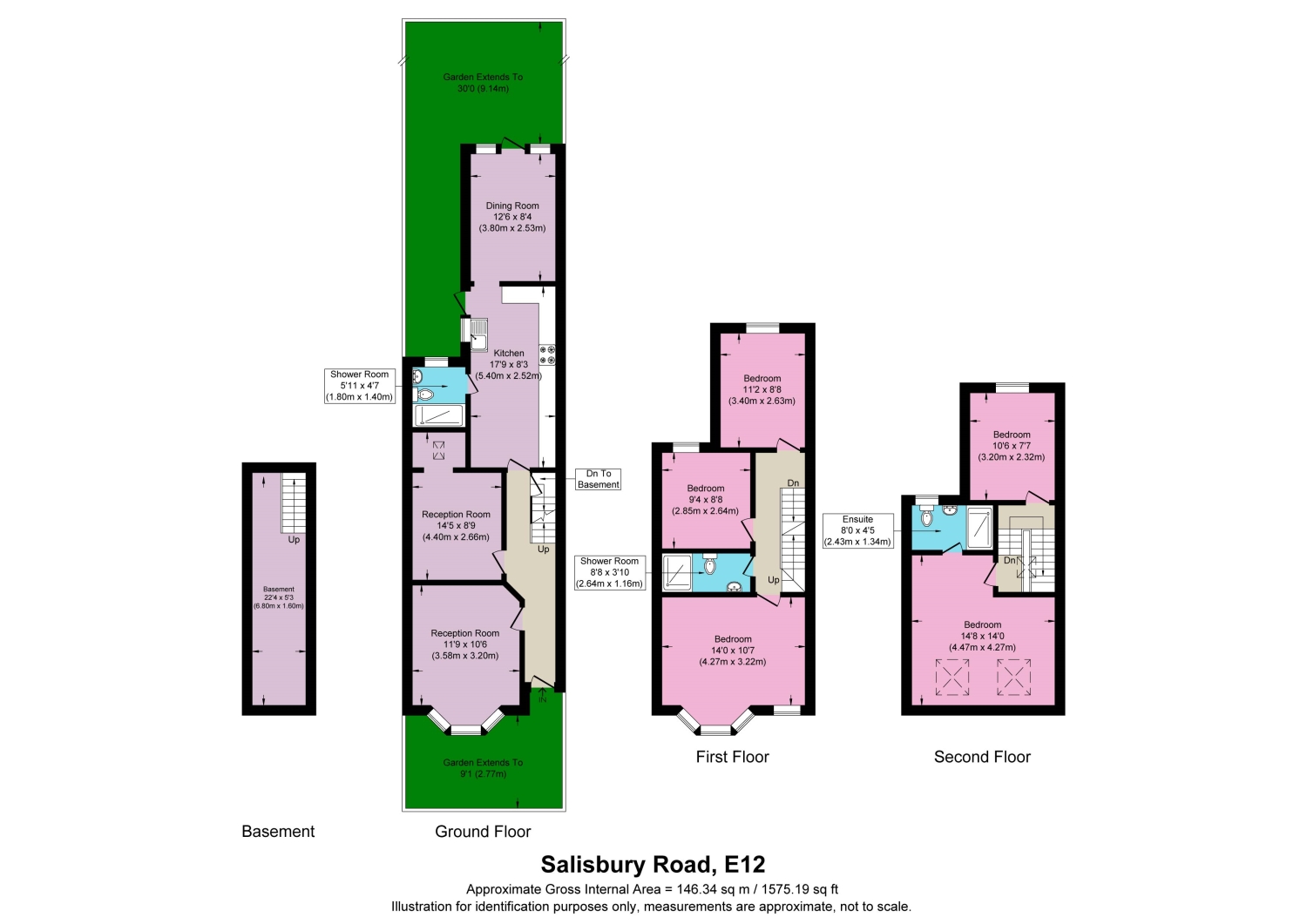 21, Salisbury Road, London floorplan