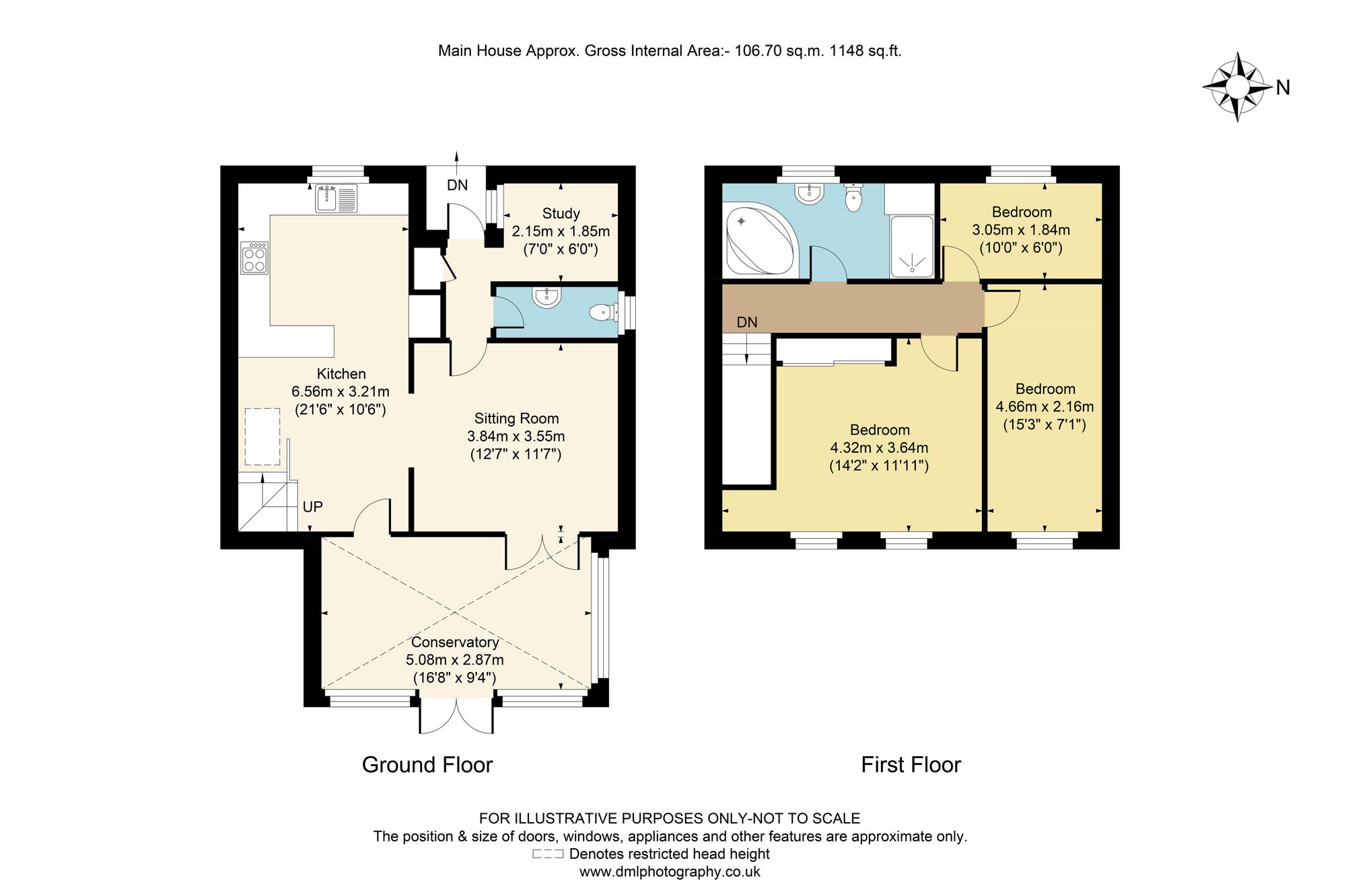 14 St. Georges Close, Moreton-In-Marsh floorplan