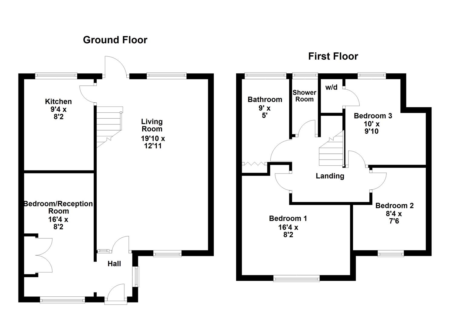 12, Patrick Road, Corby floorplan