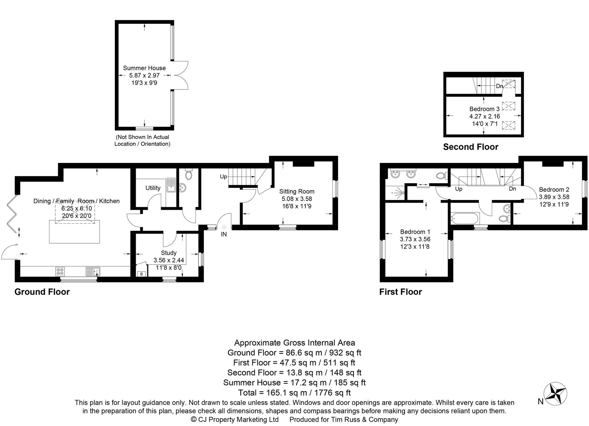 4 Central Cottage, Princes Risborough floorplan