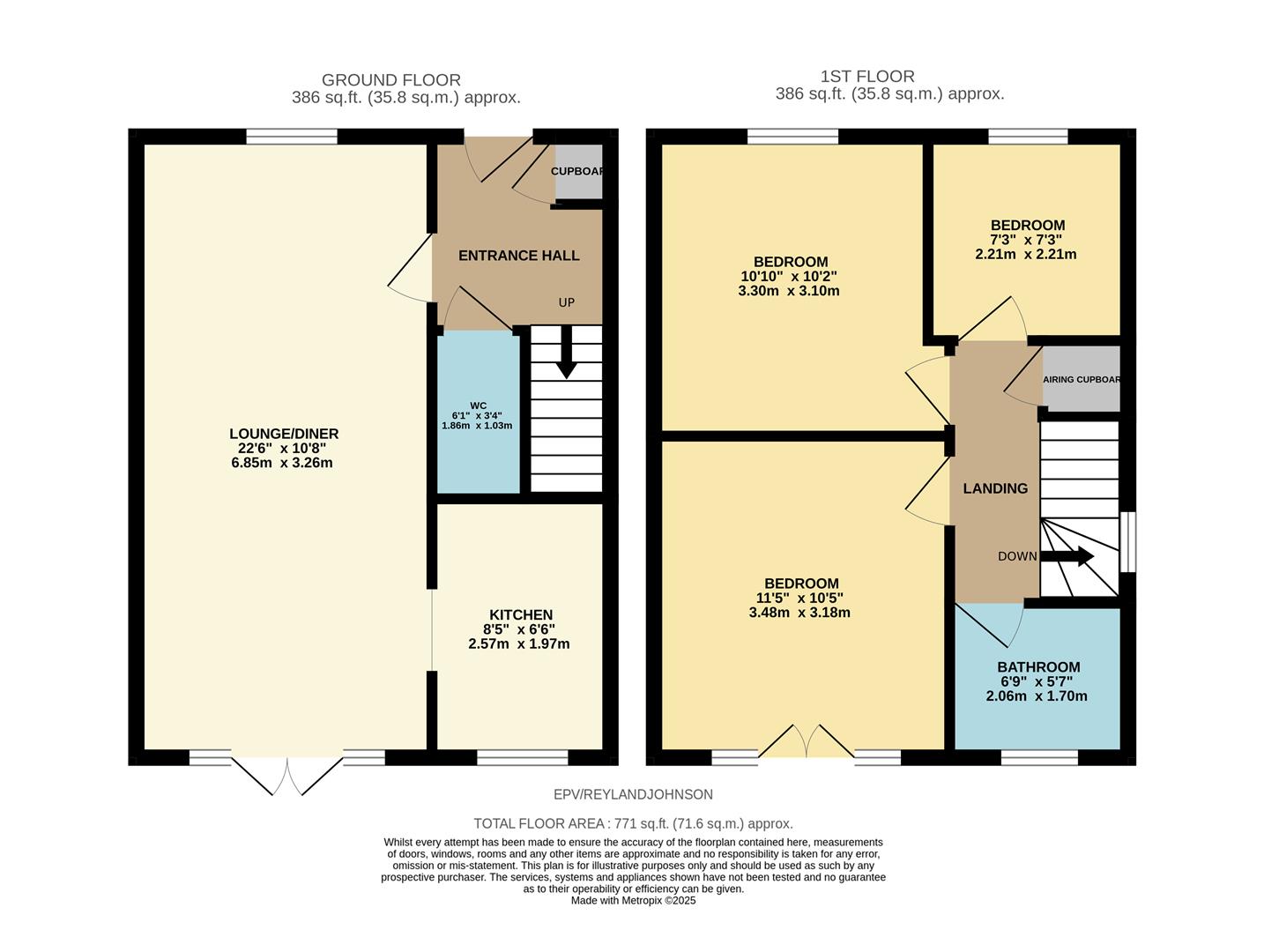 1, East Park View, East Park, Old Harlow floorplan