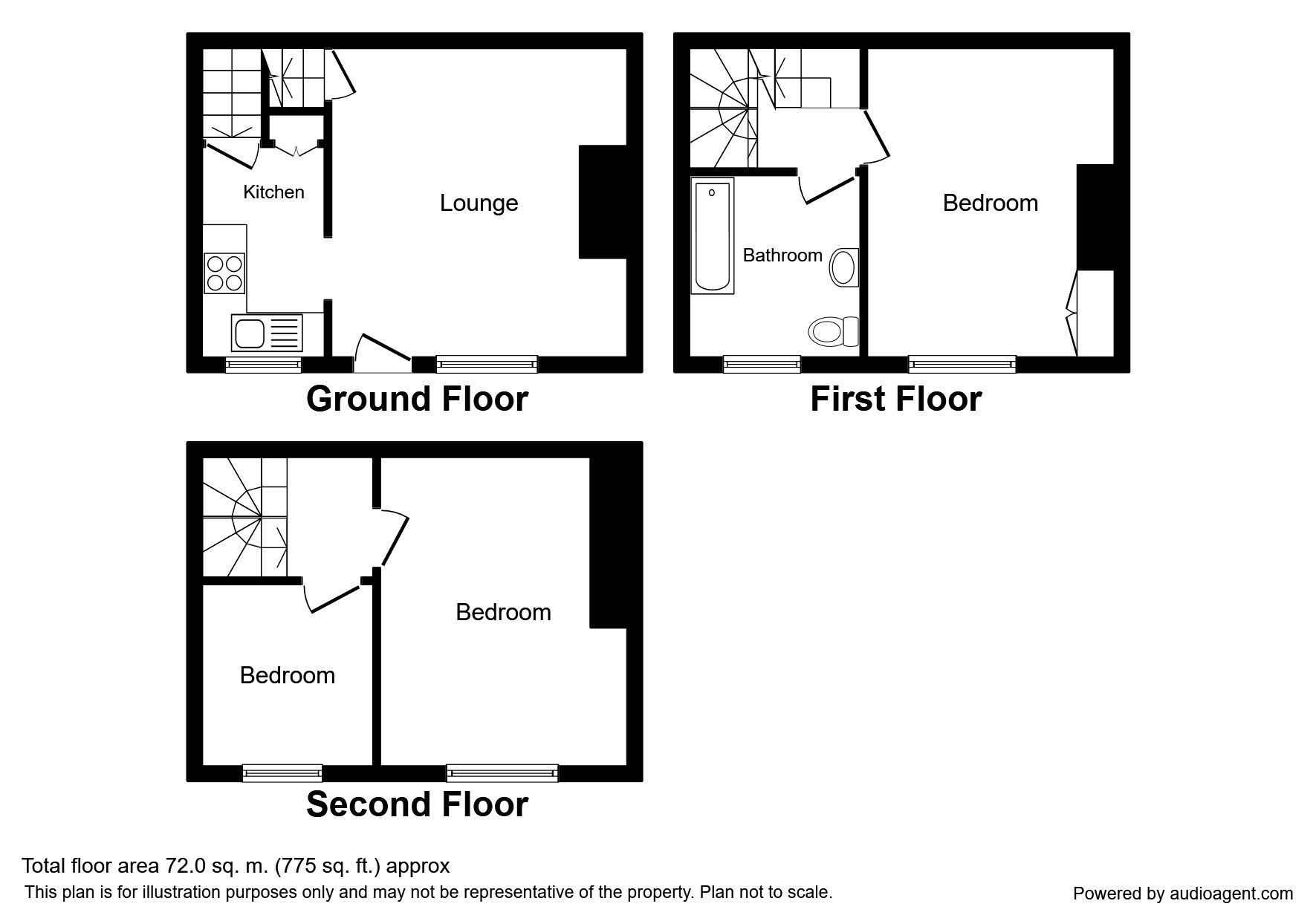 3 Bedrooms Terraced house for sale in Sackville Street, Hebden Bridge HX7