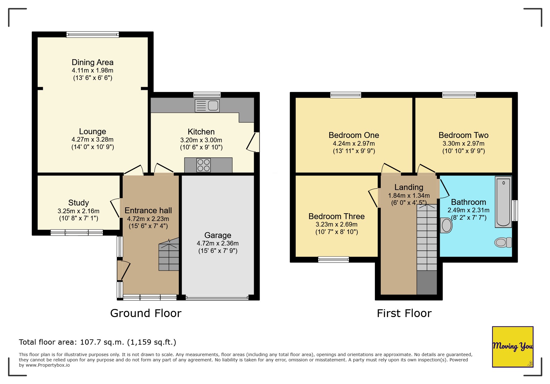 74 School Road, Bristol floorplan