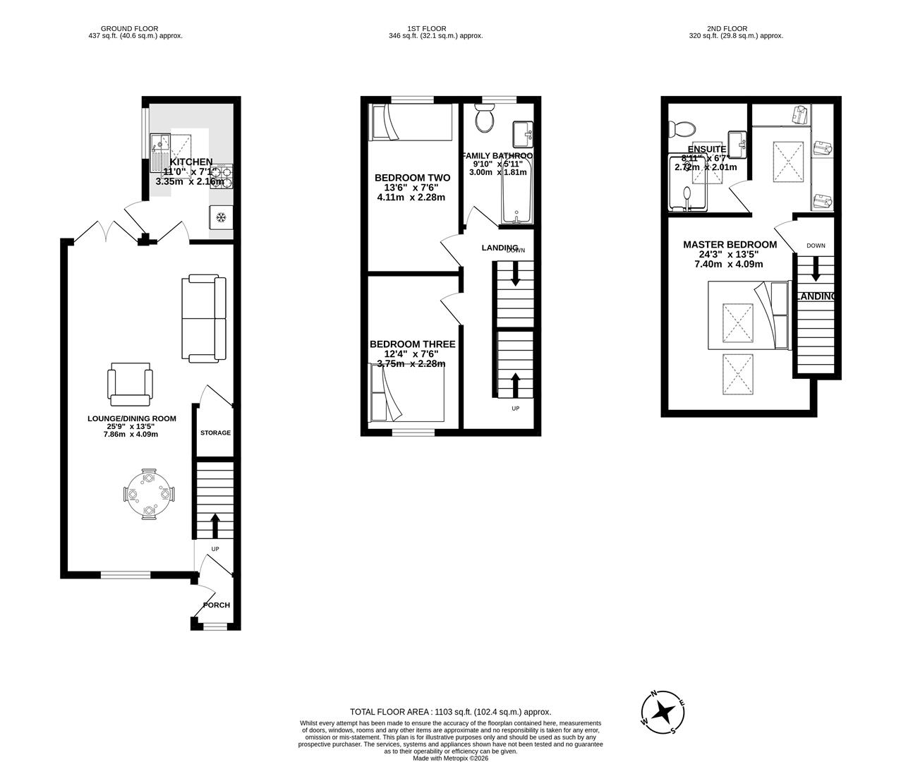 26, Bury Lane, Chorley floorplan