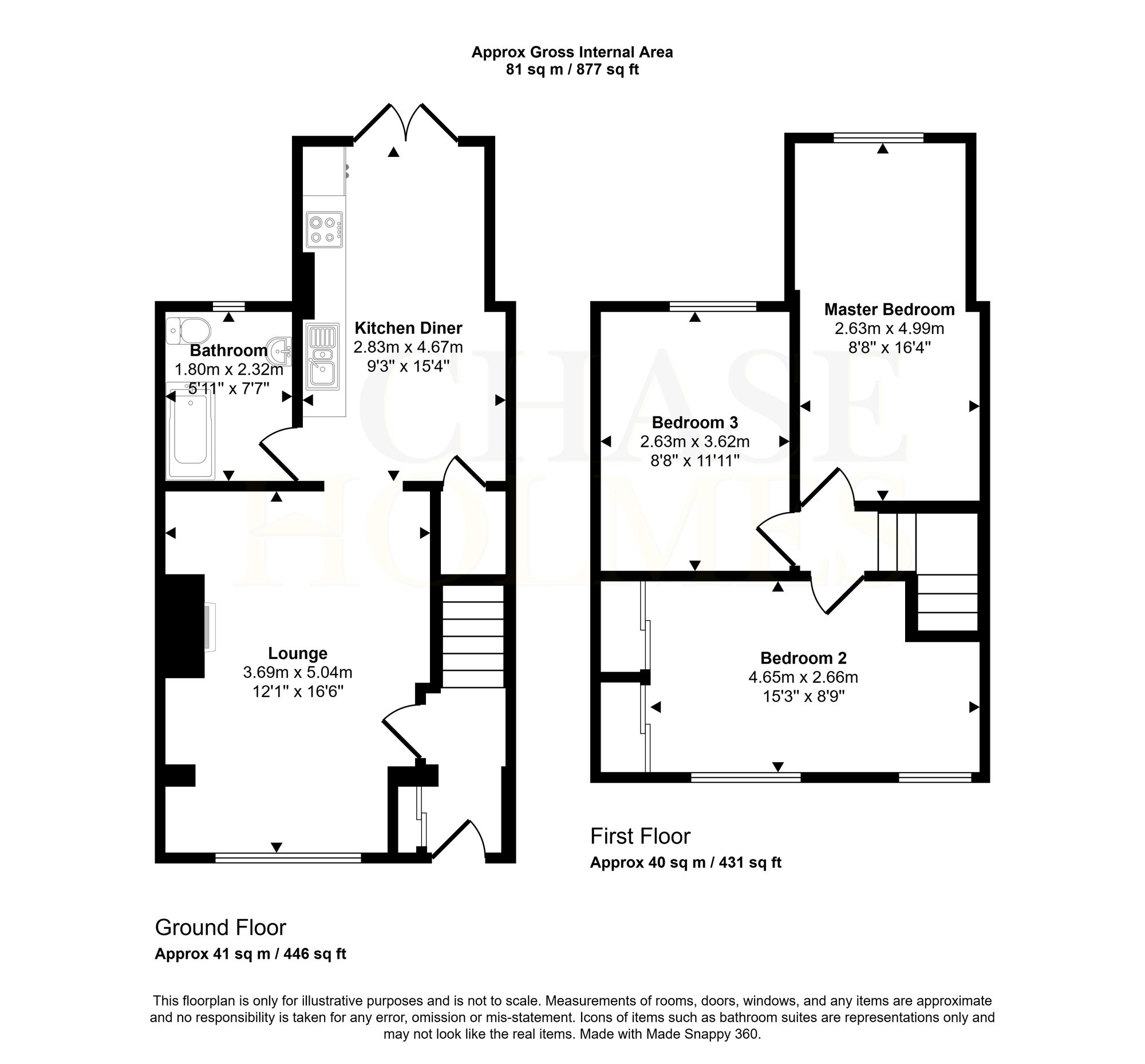 42 Farne Avenue, South Shields floorplan