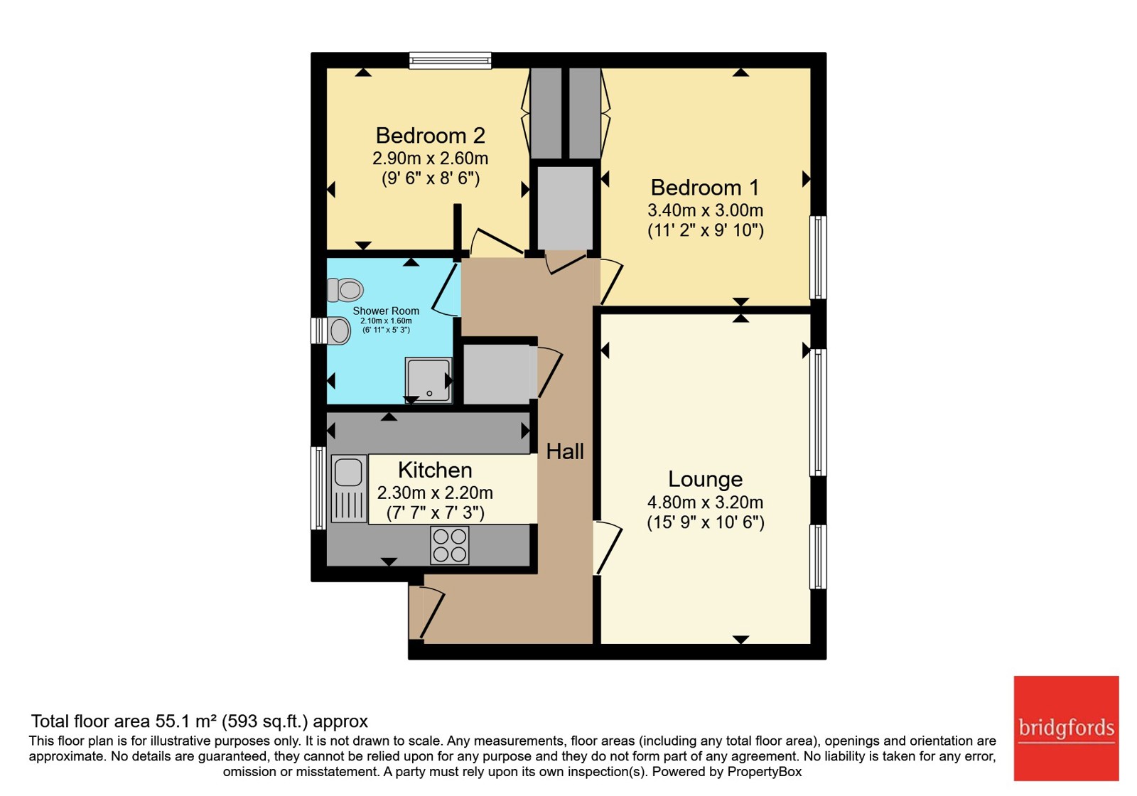 6 Regents Court,, Bright Street, County Durham floorplan