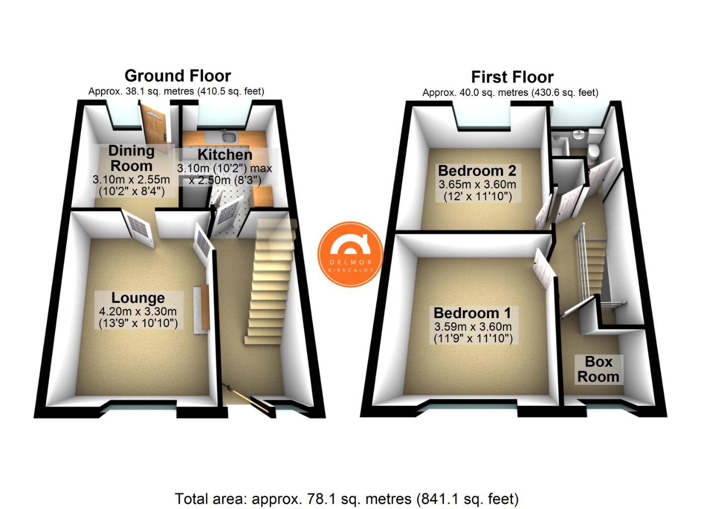 4, Orebank Terrace, Thornton floorplan