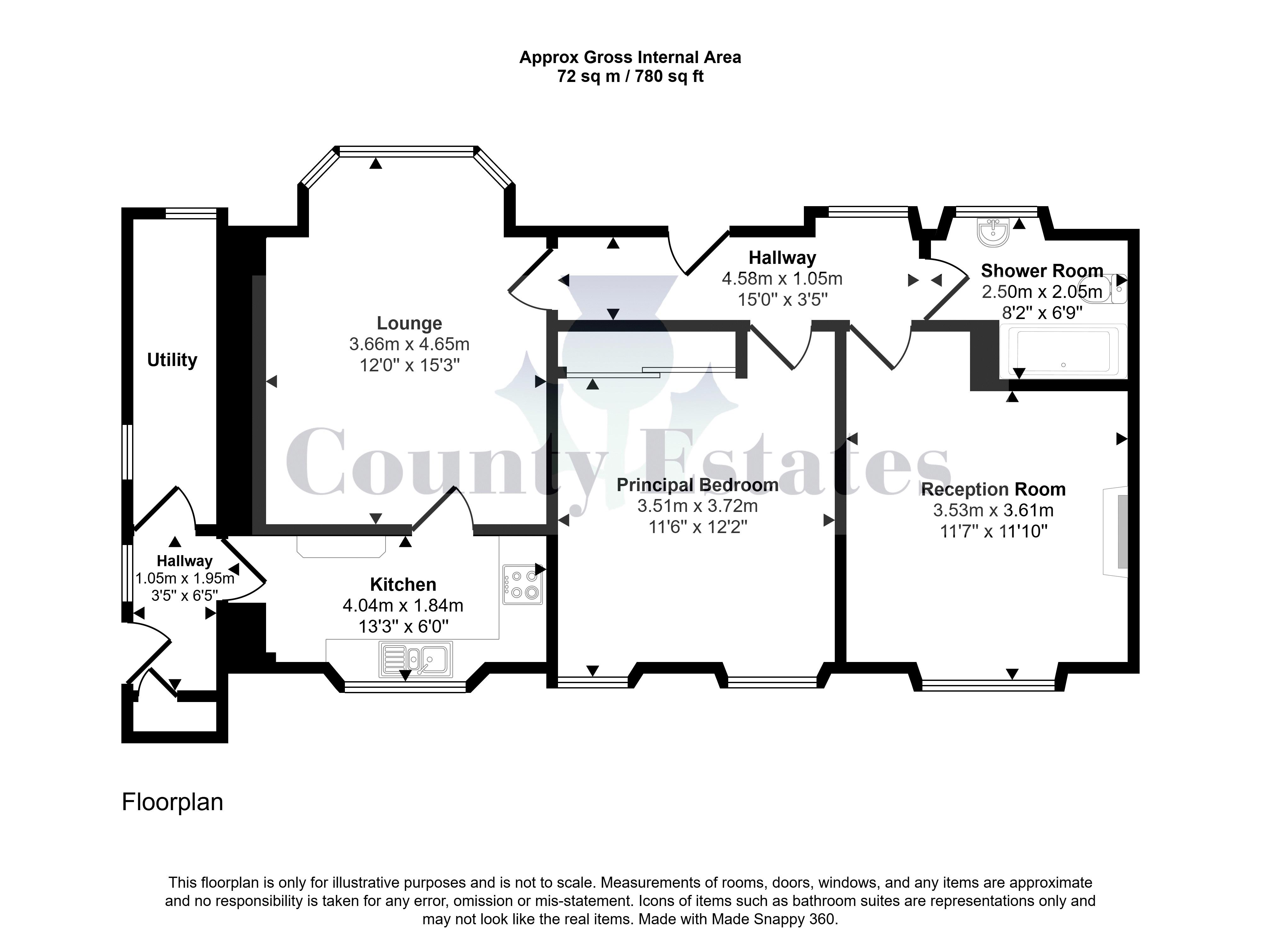 3, James Street, Alva floorplan