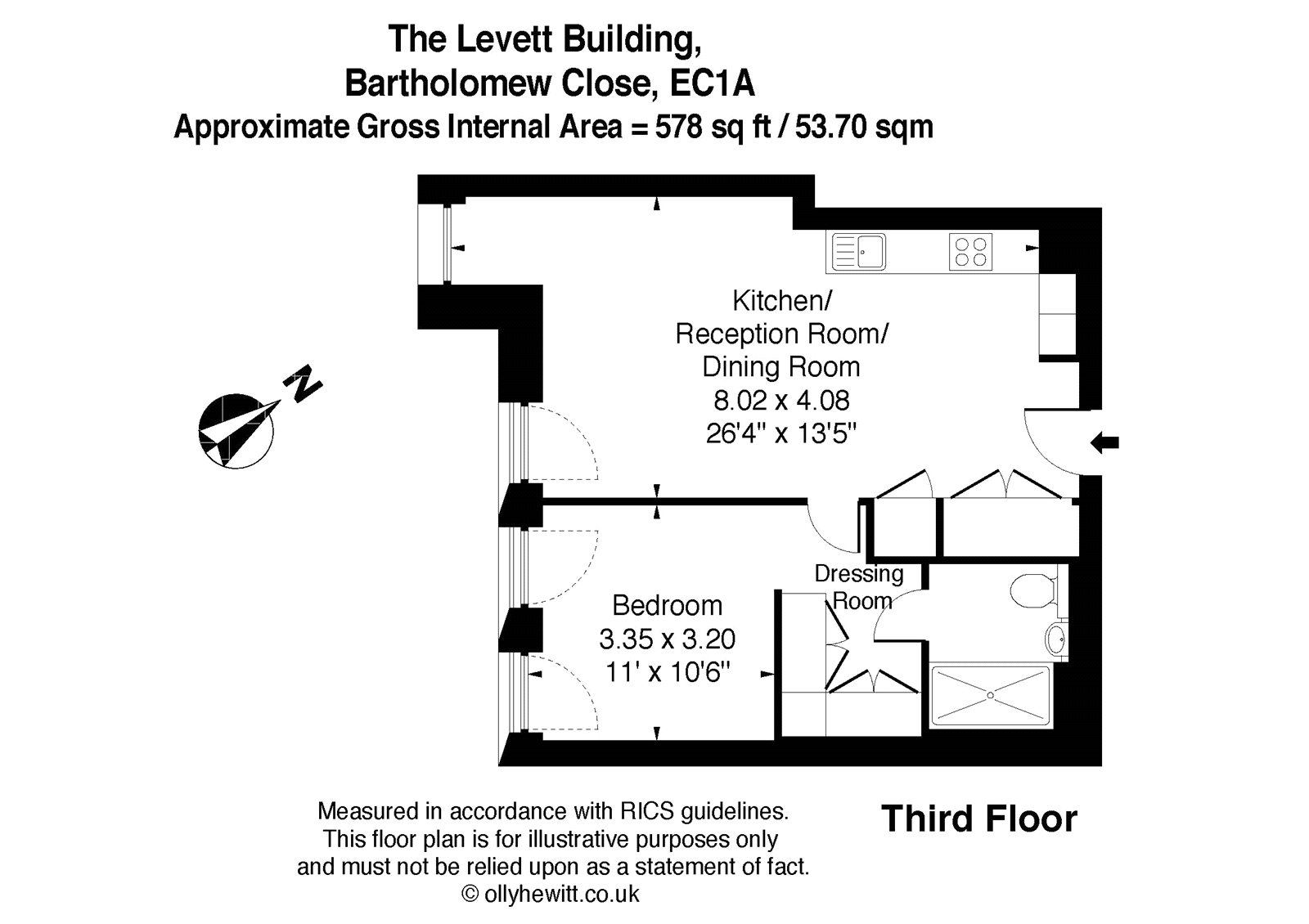 Apartment 3.7,, The Levett Building, London floorplan