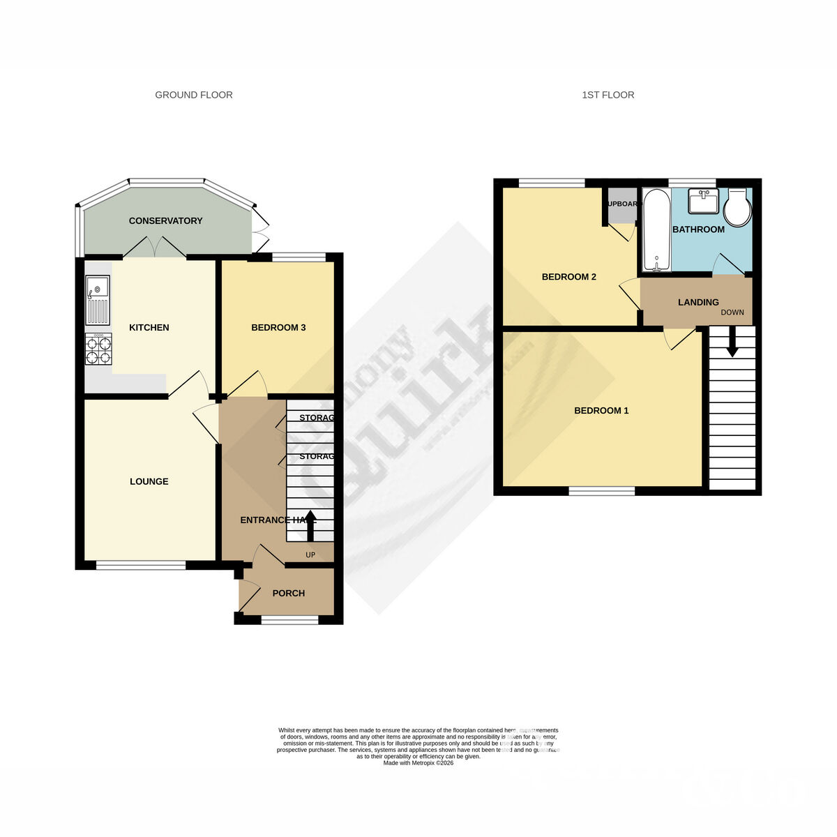 33, Castle Walk, Canvey Island floorplan