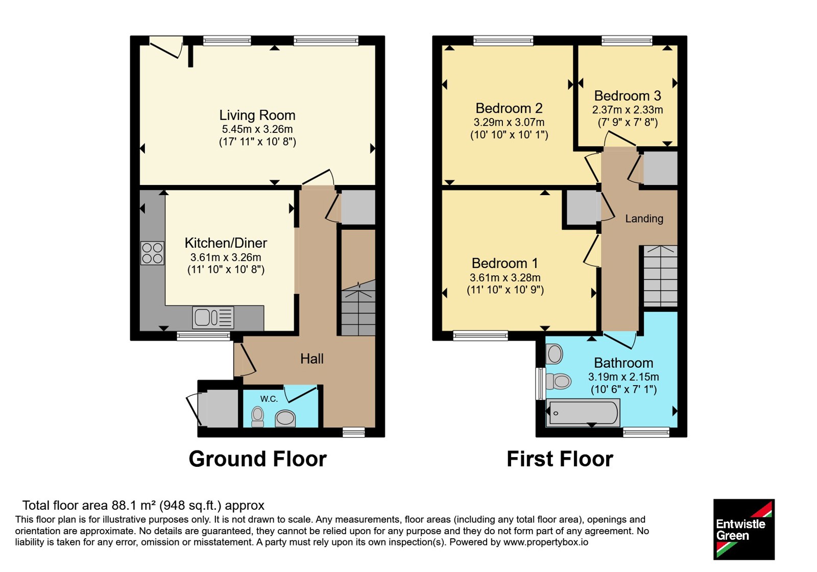 1, Hughes Street, Liverpool floorplan