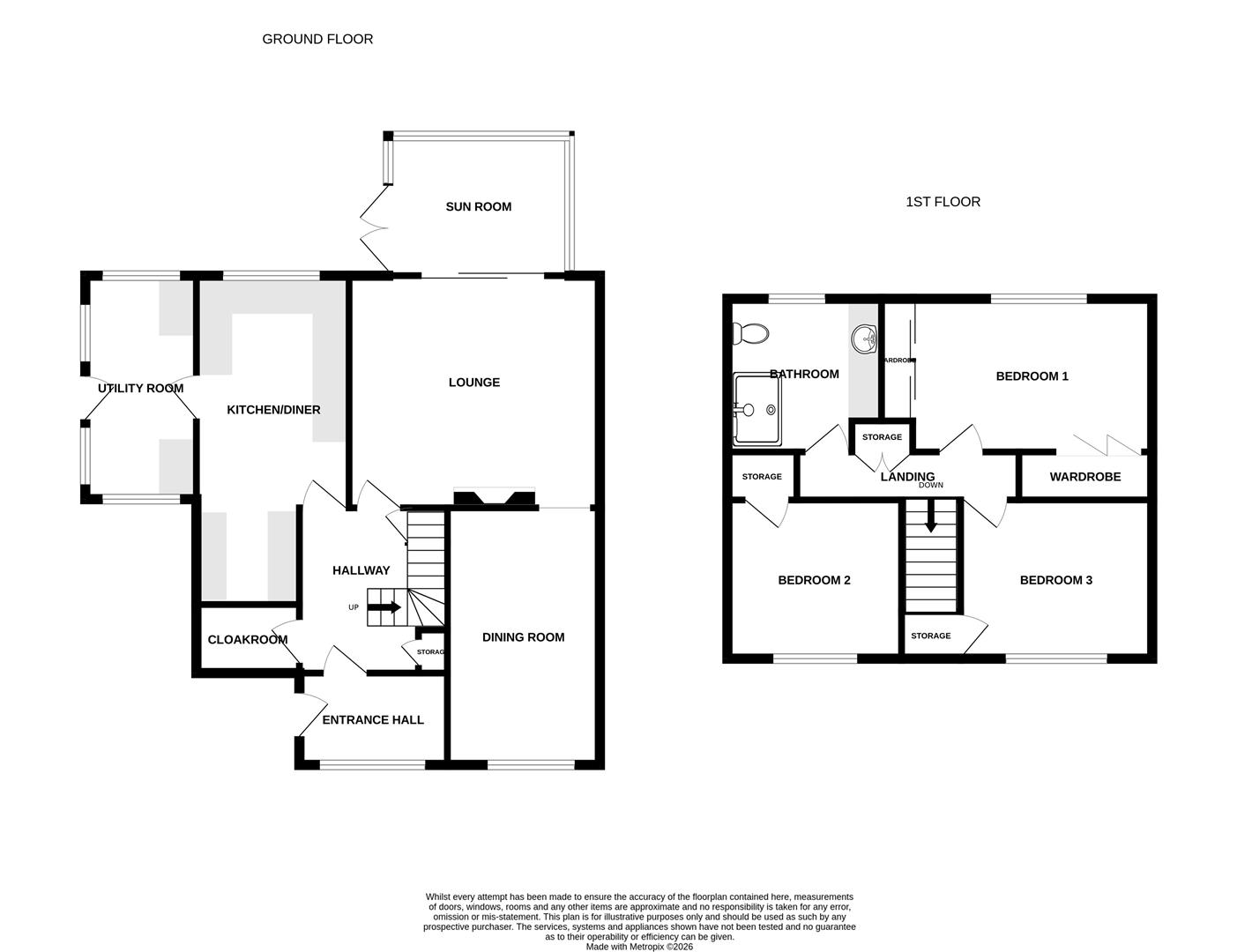 25, Caves Close, King's Lynn floorplan