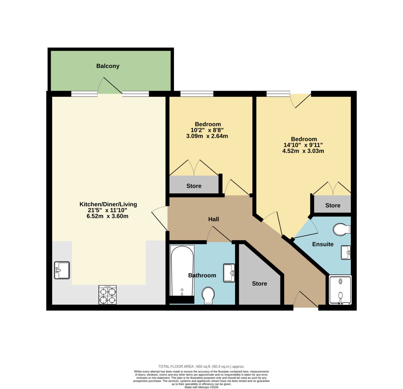 Flat 19, Harbour View, 1, Beach Drive, Kent floorplan