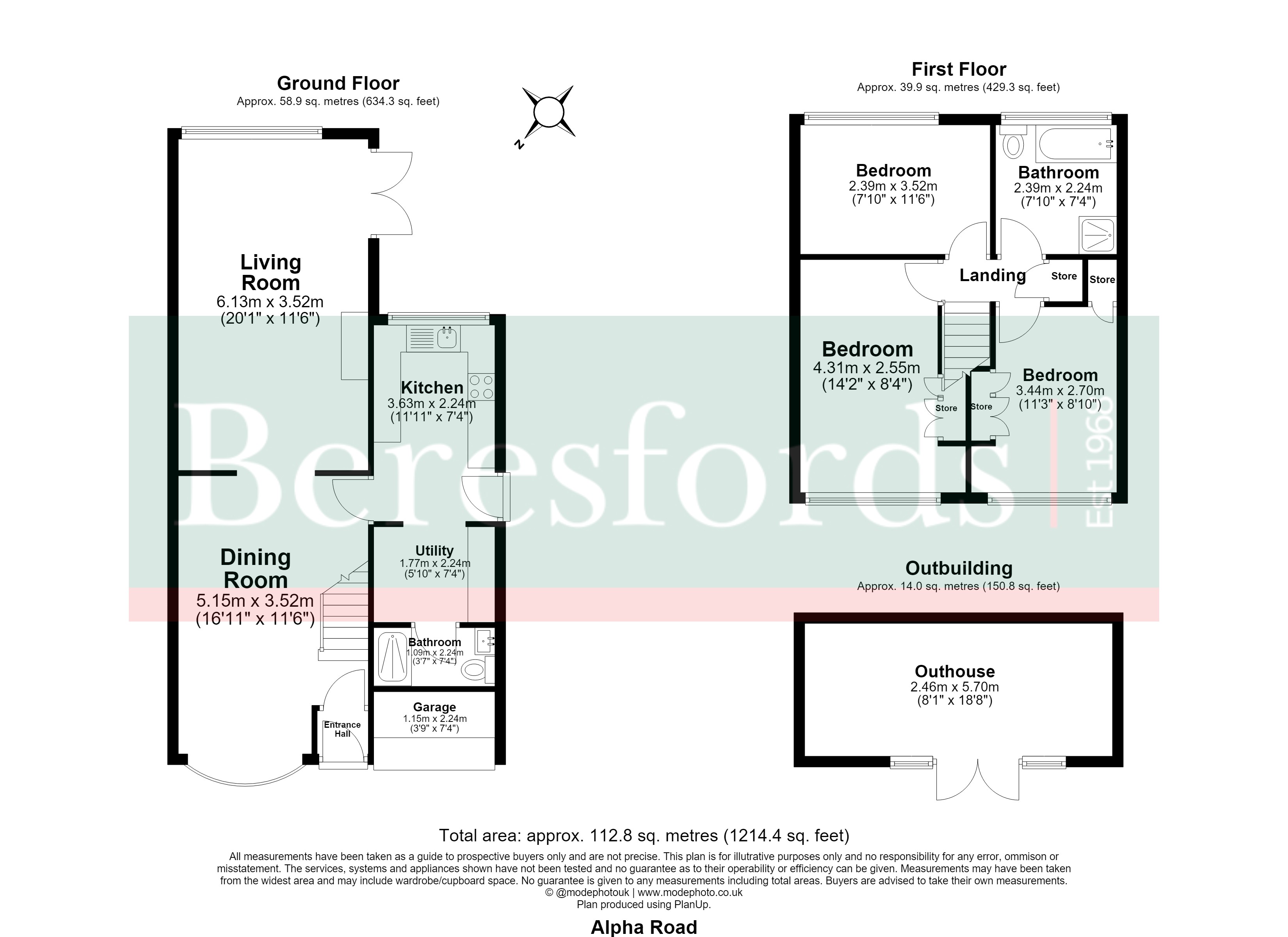 9a, Alpha Road, Brentwood floorplan