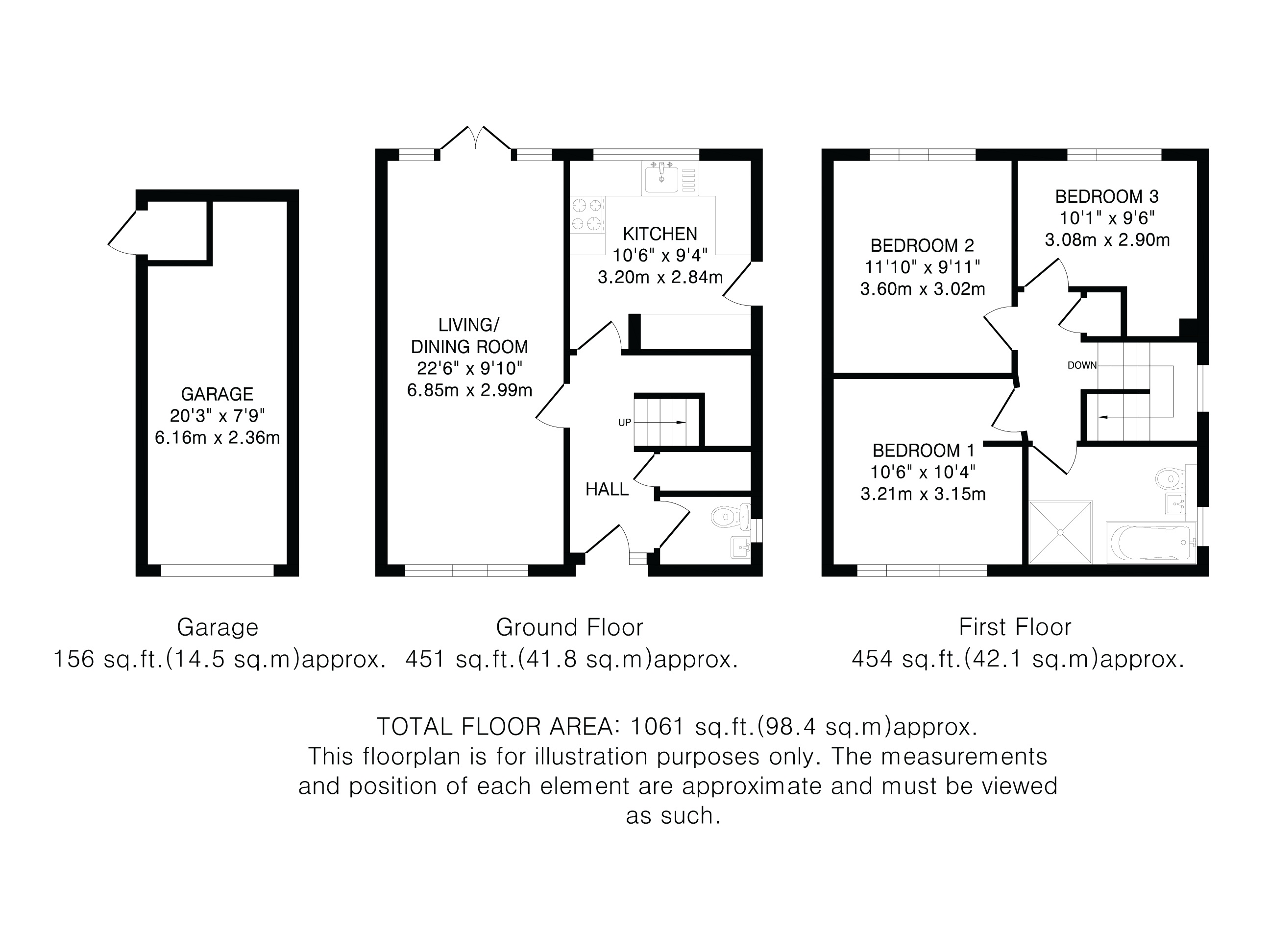 4, Cubitts Close, Hertfordshire floorplan