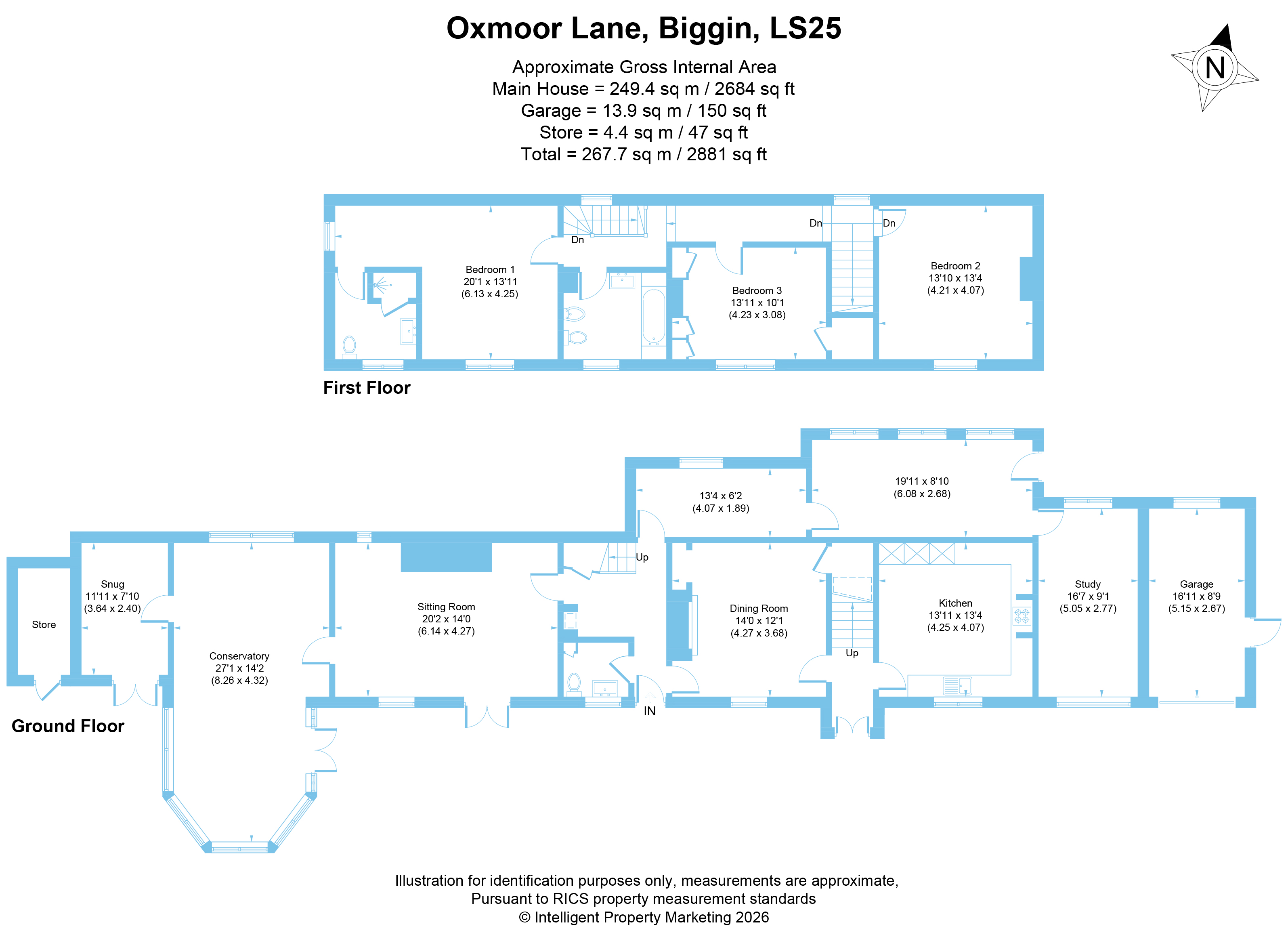 Pear Tree Cottage,, Biggin, North Yorkshire floorplan