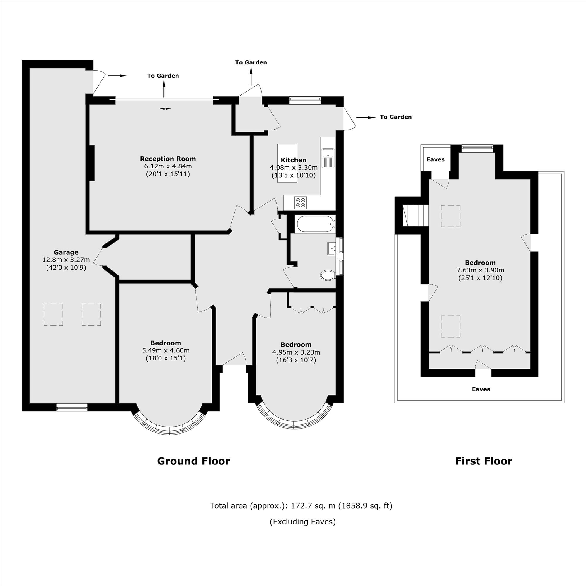 12, Ember Farm Way, East Molesey floorplan
