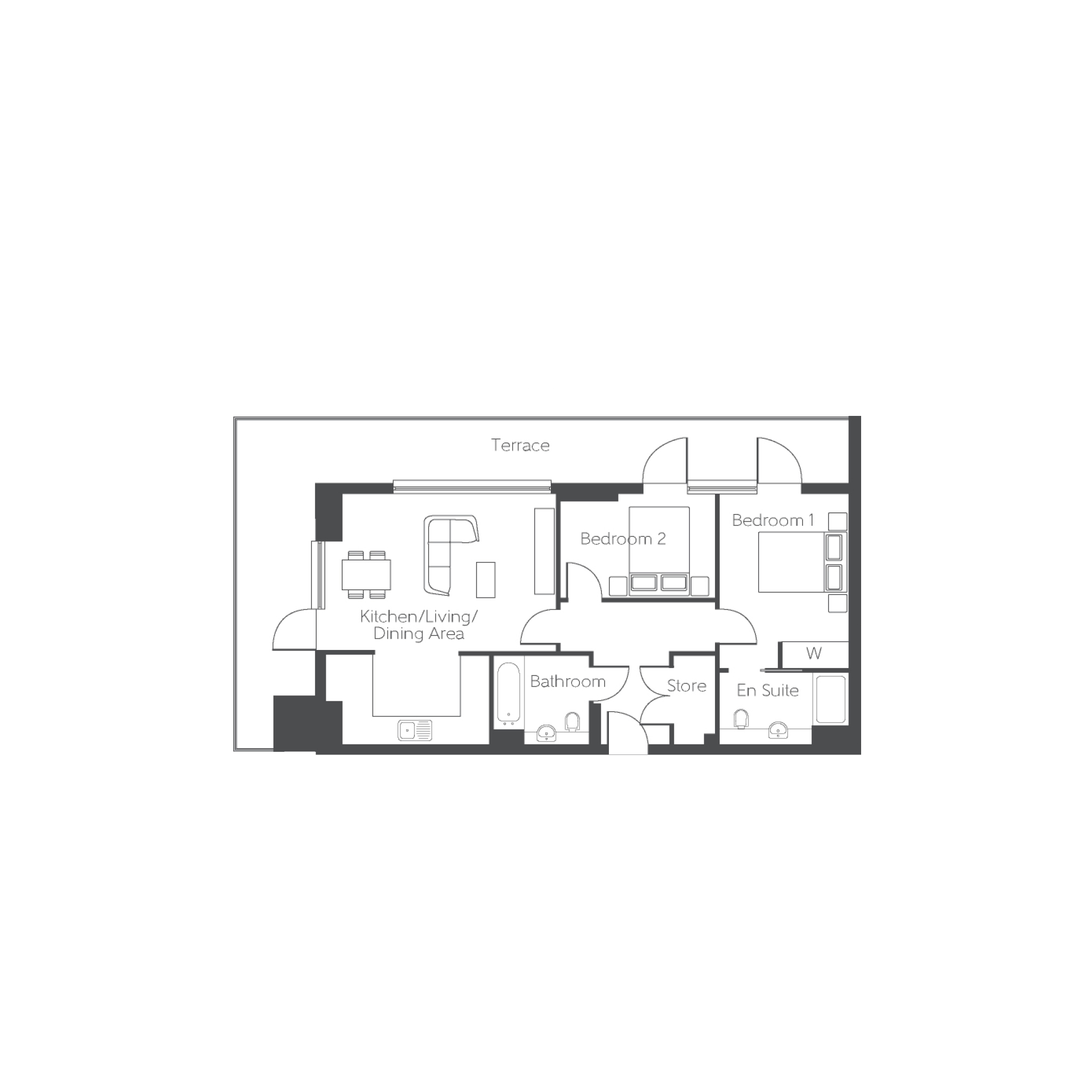 2 Bedrooms Flat for sale in Rifle Street, London E14