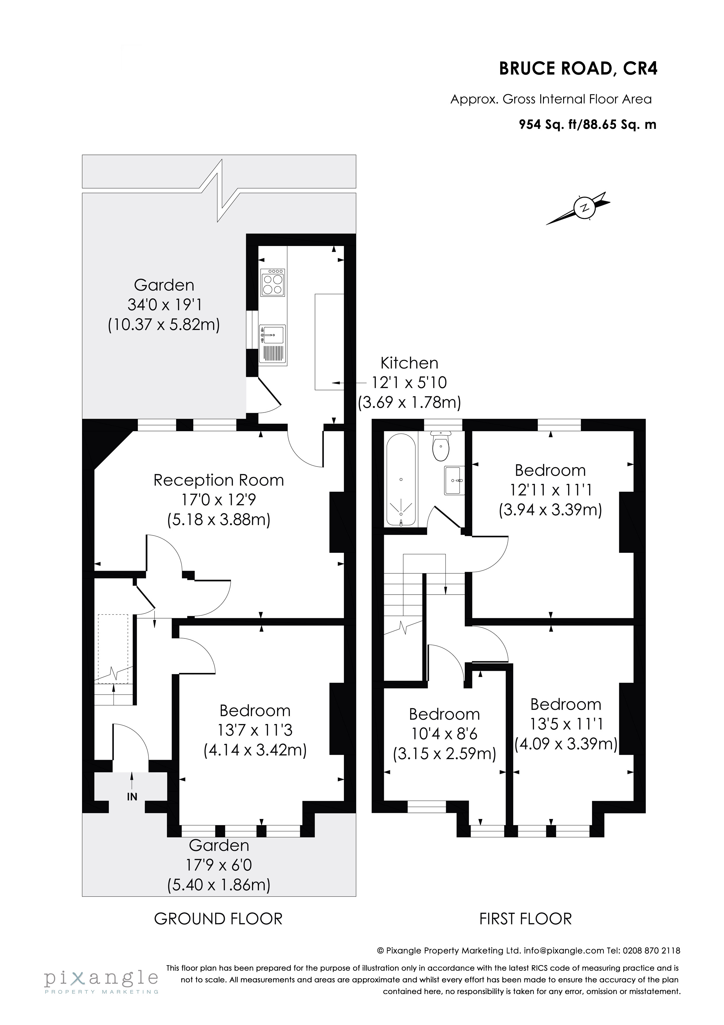 10, Bruce Road, Mitcham floorplan