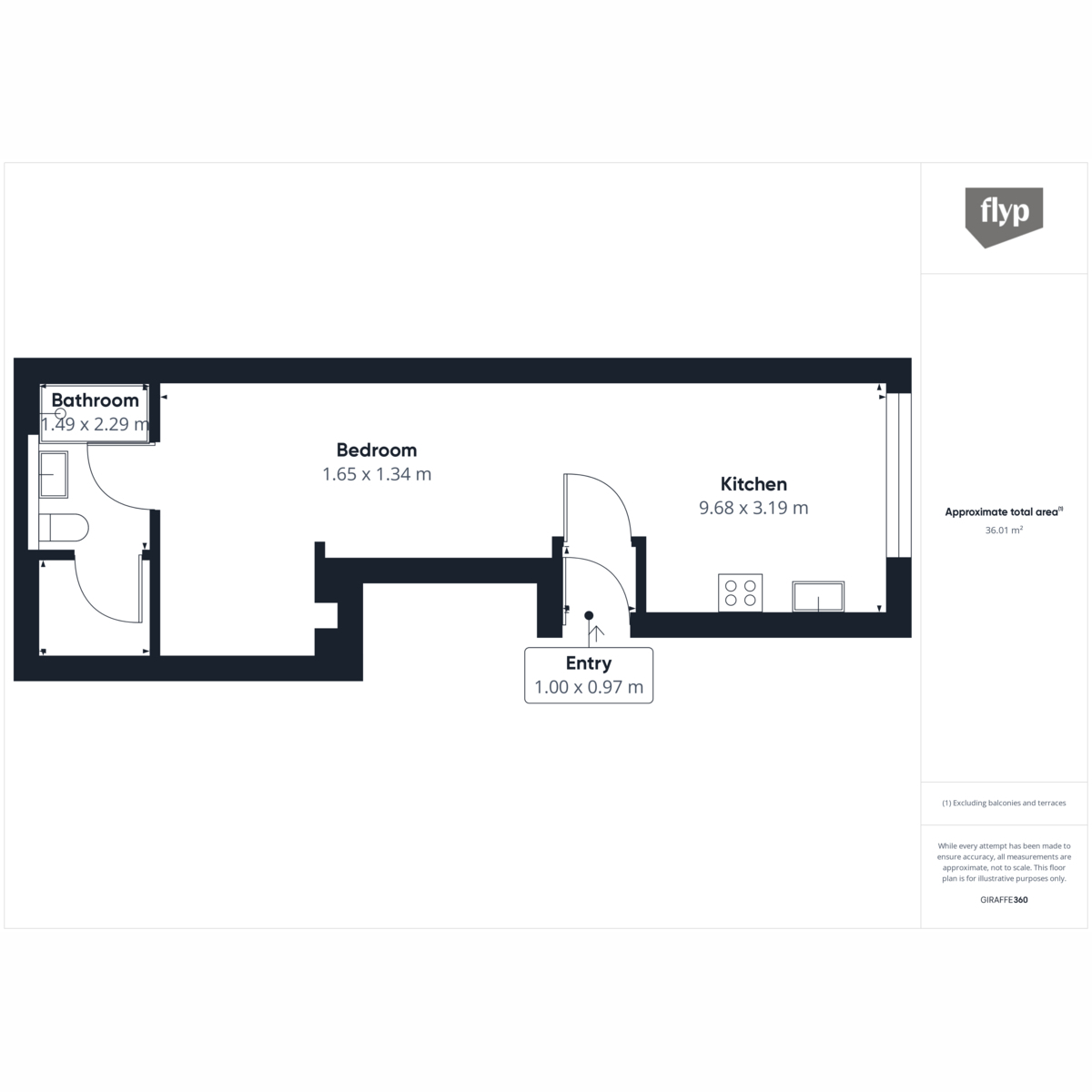 Flat Flat 2 Nova House, 48, Brondesbury Park, London floorplan