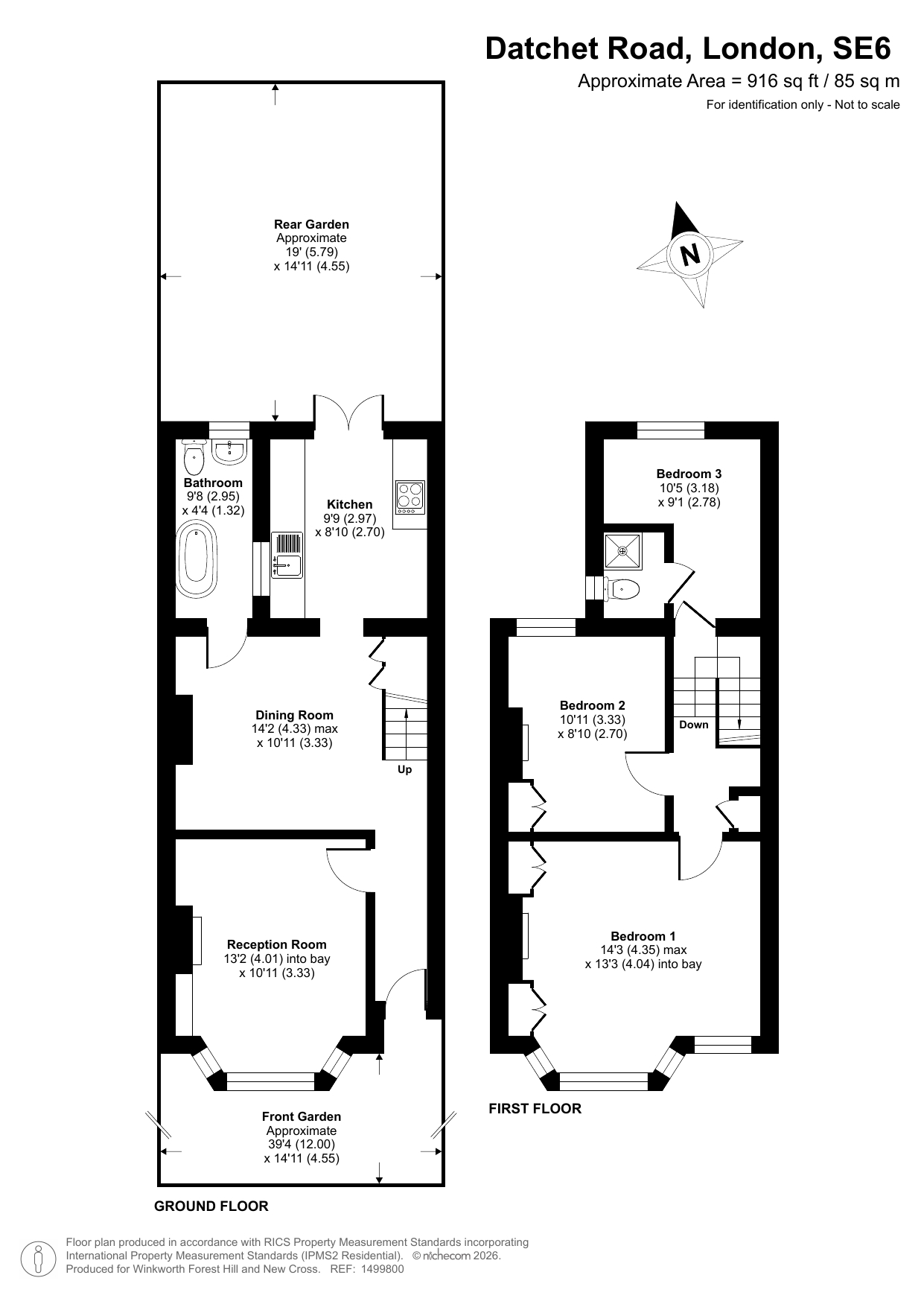 21, Datchet Road, London floorplan