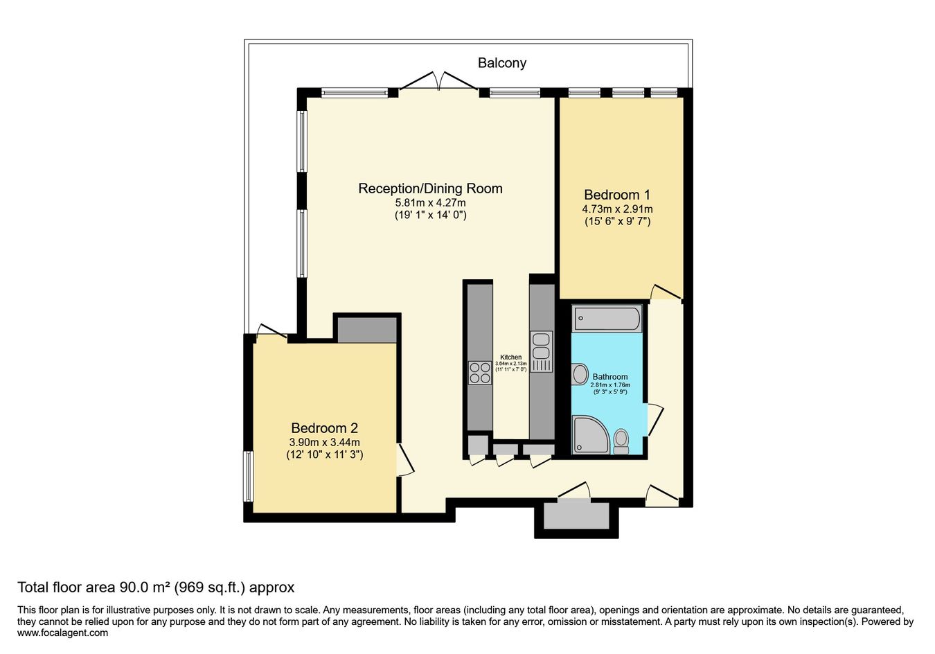Victoria Mills Studios, Burford Road, London floorplan