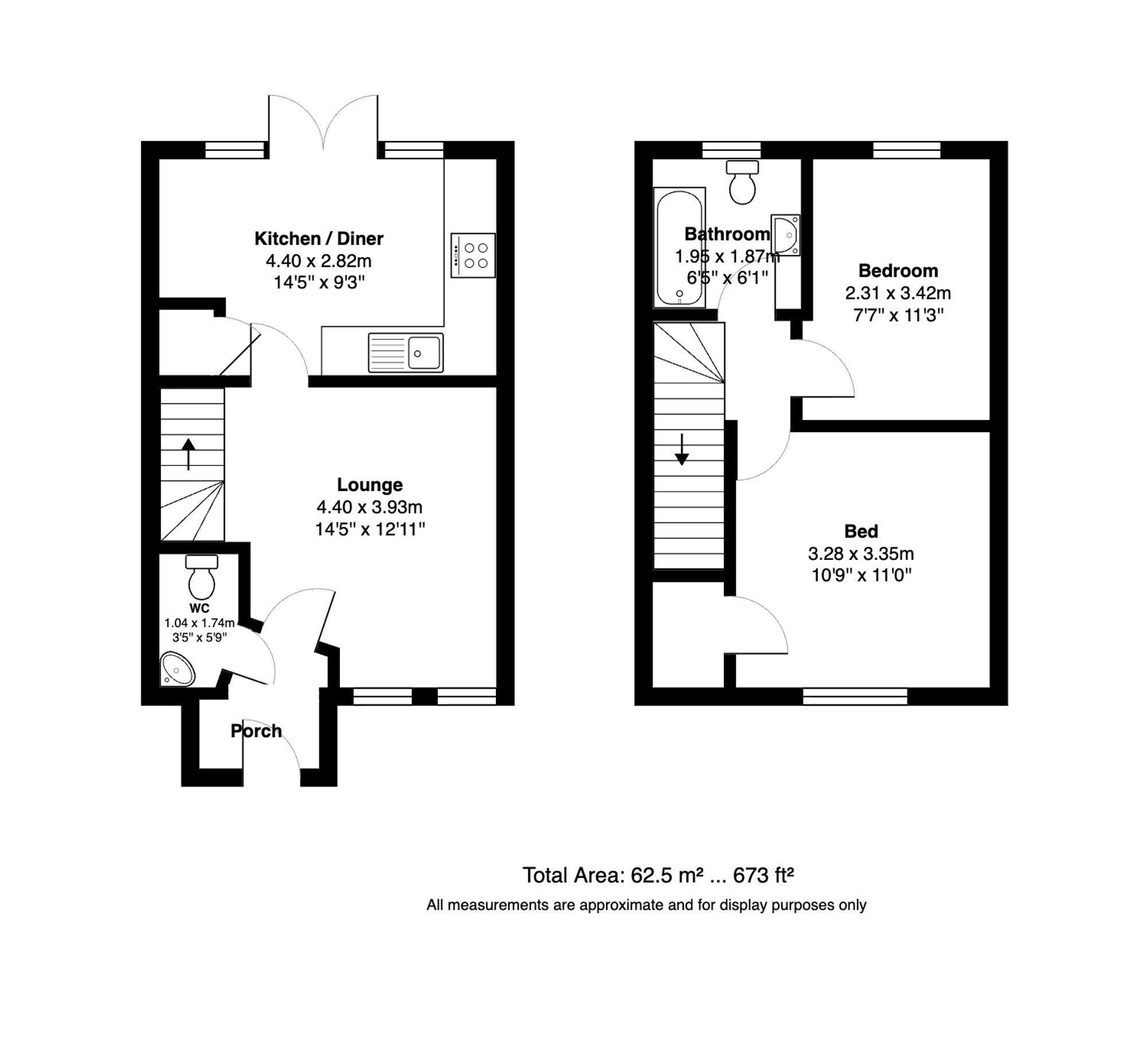 65 Brentnall Way, Bristol floorplan